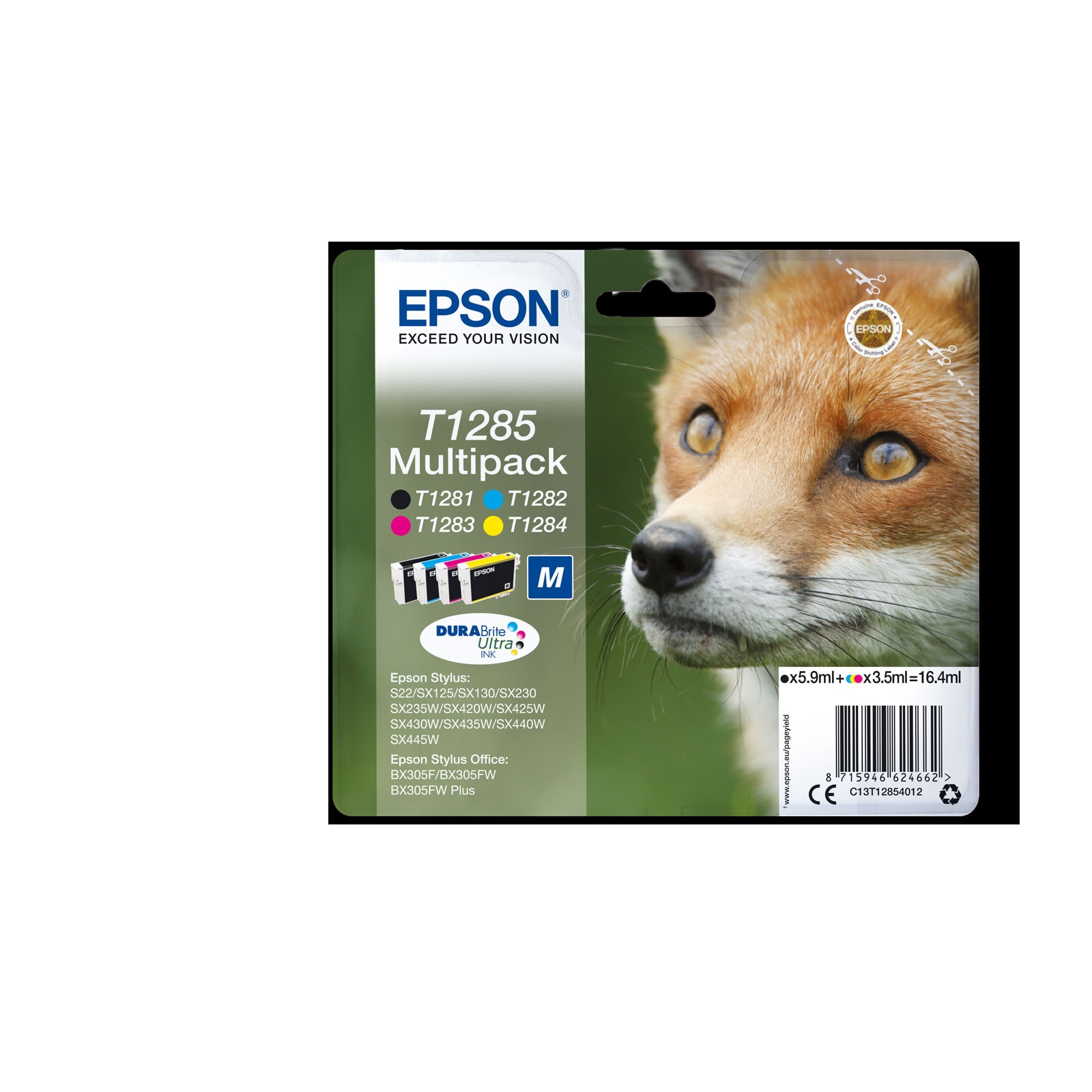 Epson C13T1285 Fuchs MultiPack Druckerpatrone 