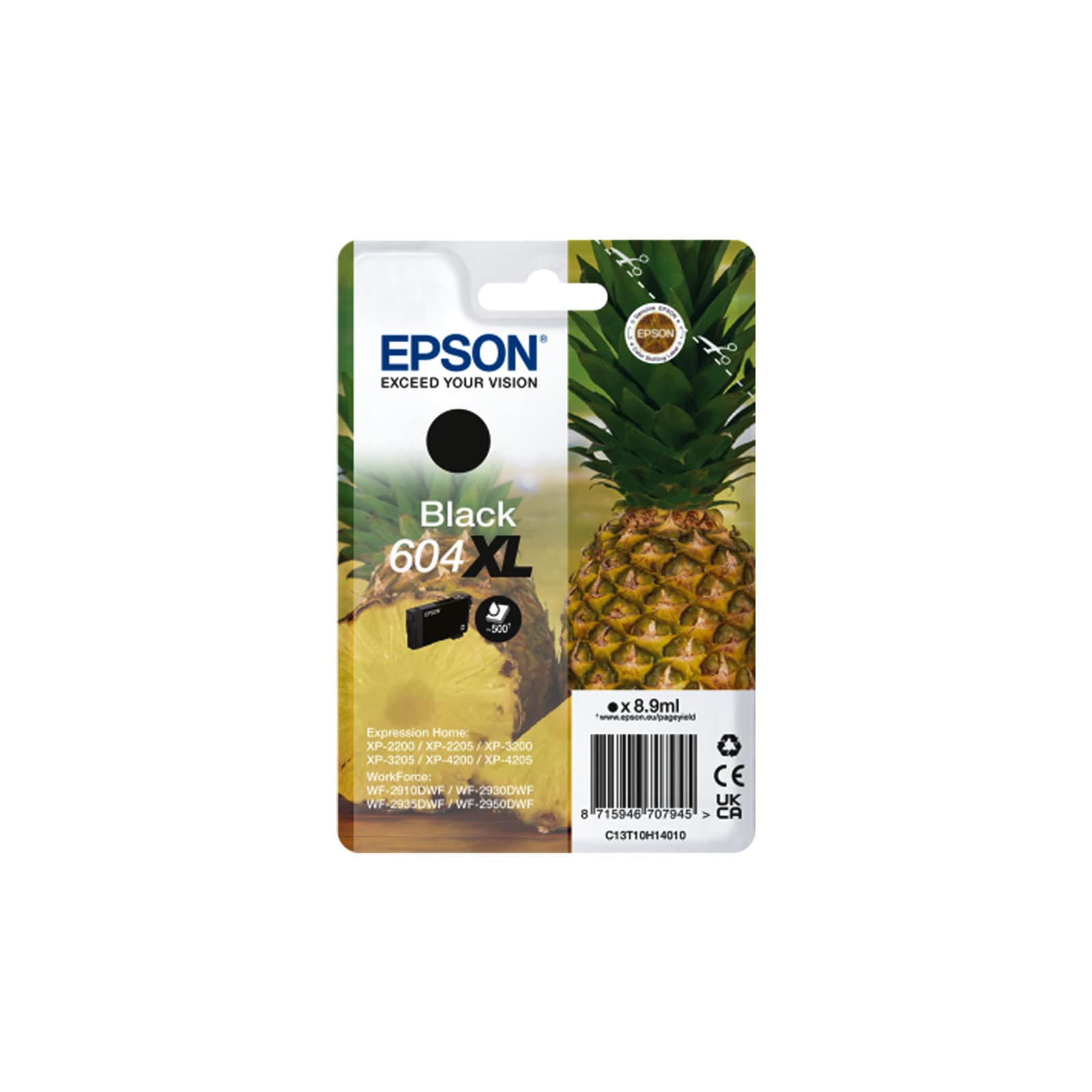 Epson 604XL Ananas schwarz Druckerpatrone (C13T10H14010) 
