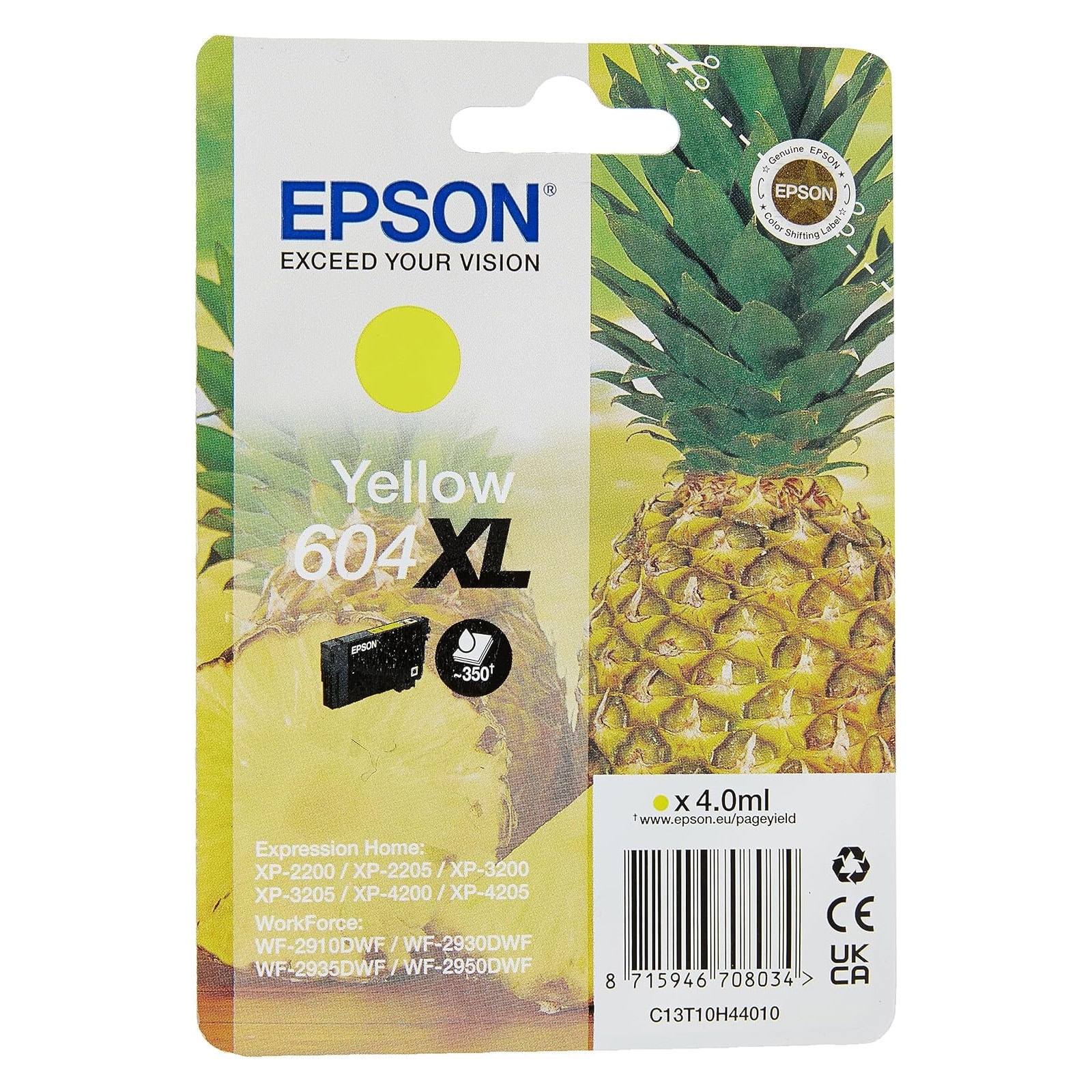 Epson C13T10H44010 604XL Gelb Ananas 