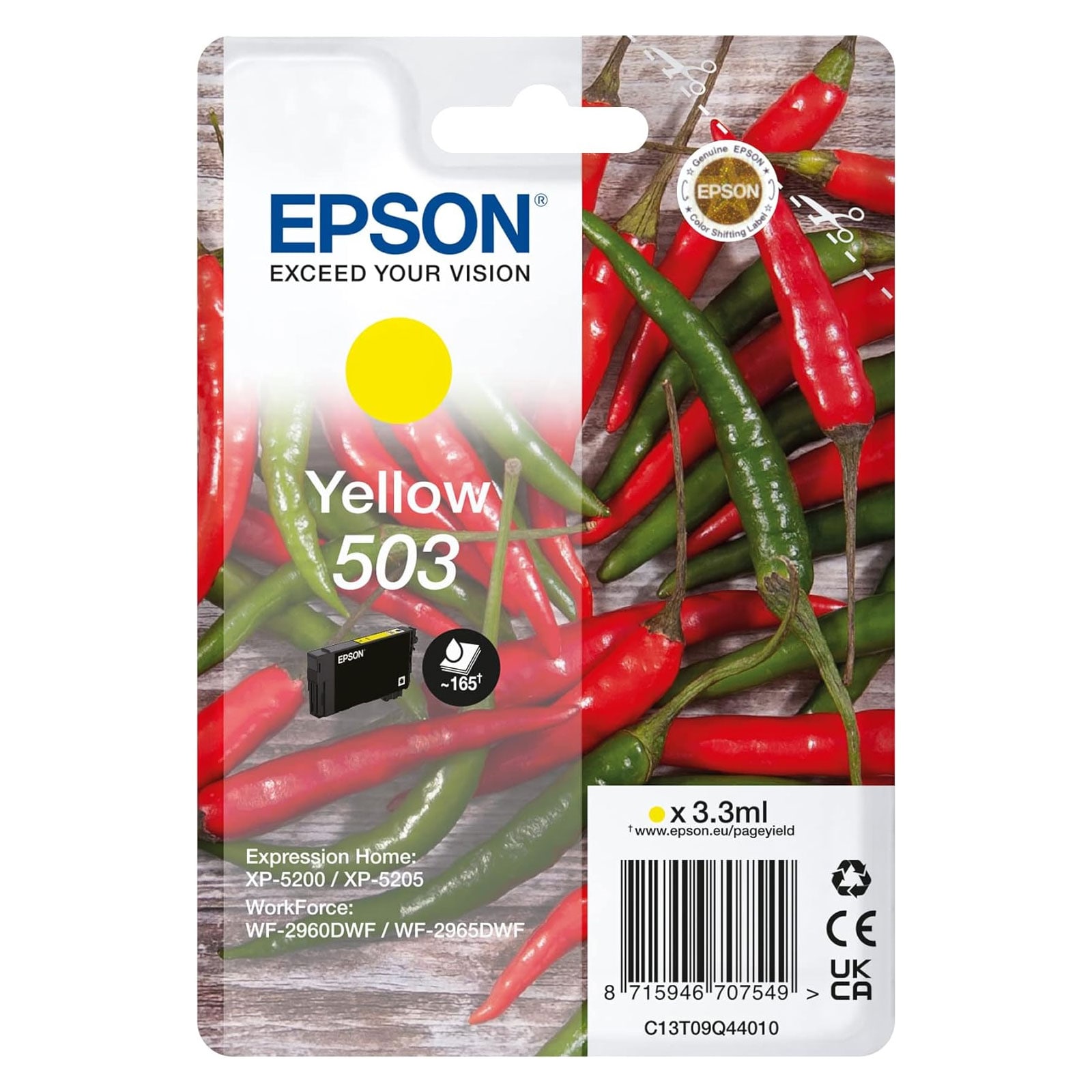 Epson 503 Chillies gelb Druckerpatrone 