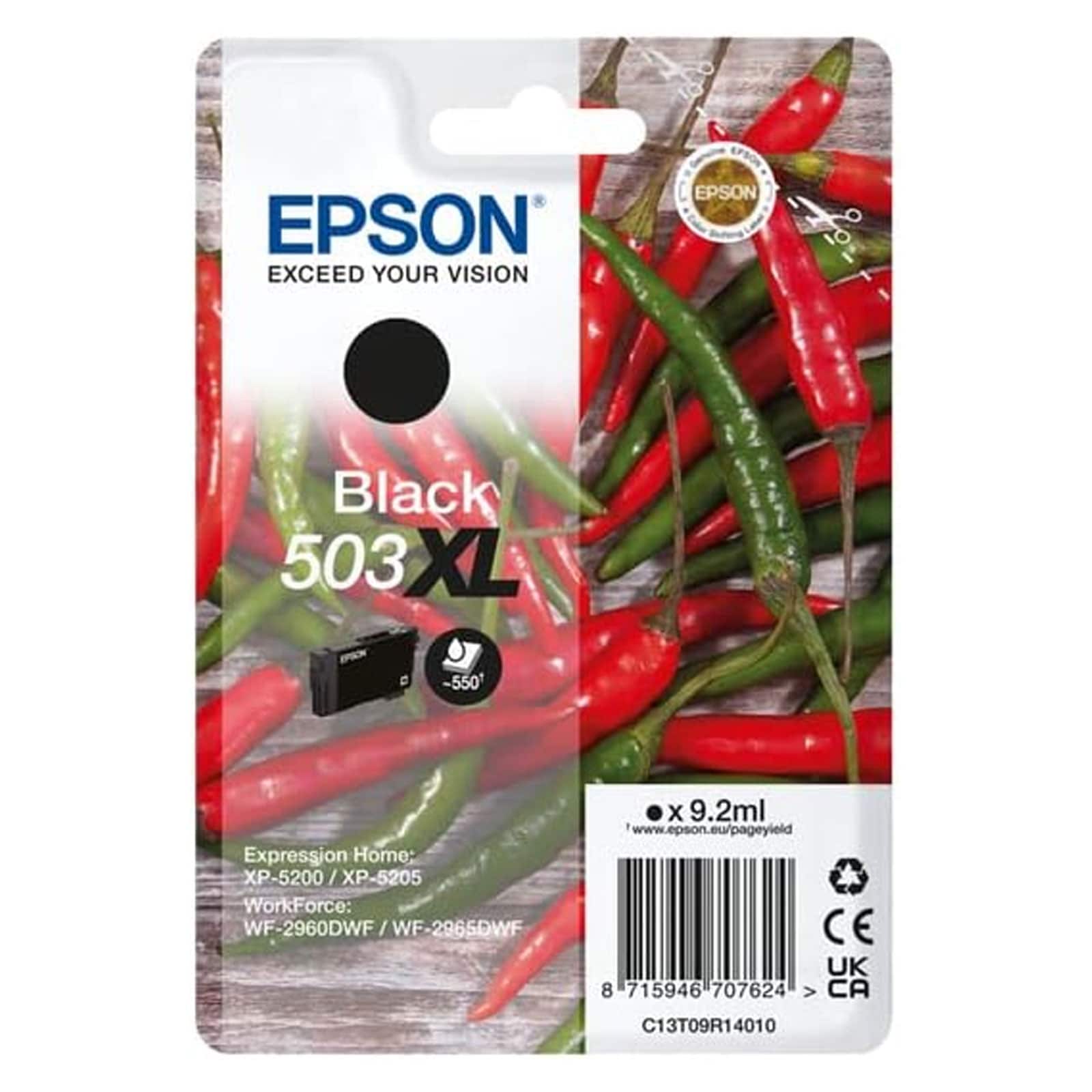 Epson C13T09R14010 503XL Schwarz Chillies 