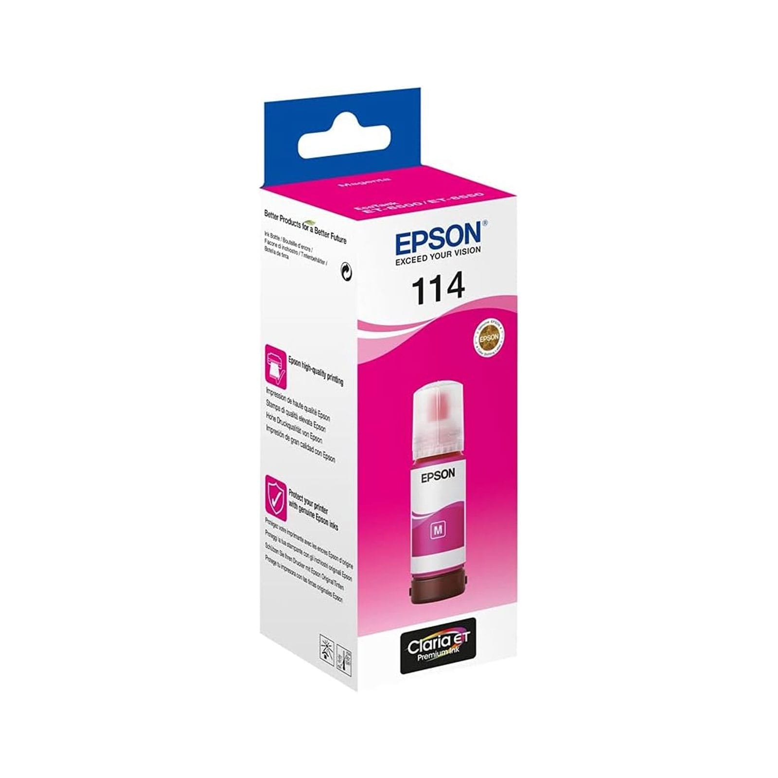 Epson TintenflascheC13T07B340 ET114 magenta 