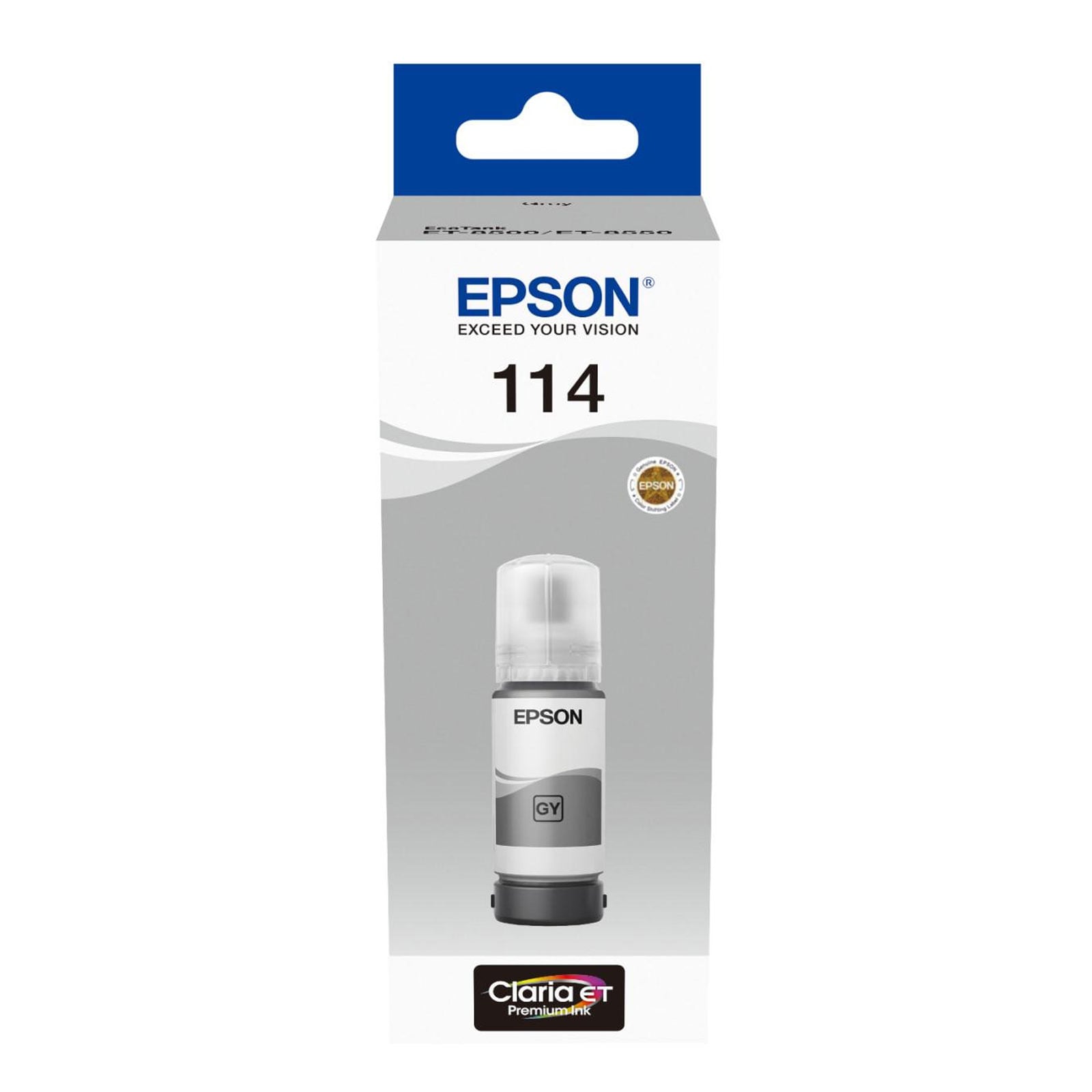 Epson 114 EcoTank Grau Tintenflasche C13T07B540 