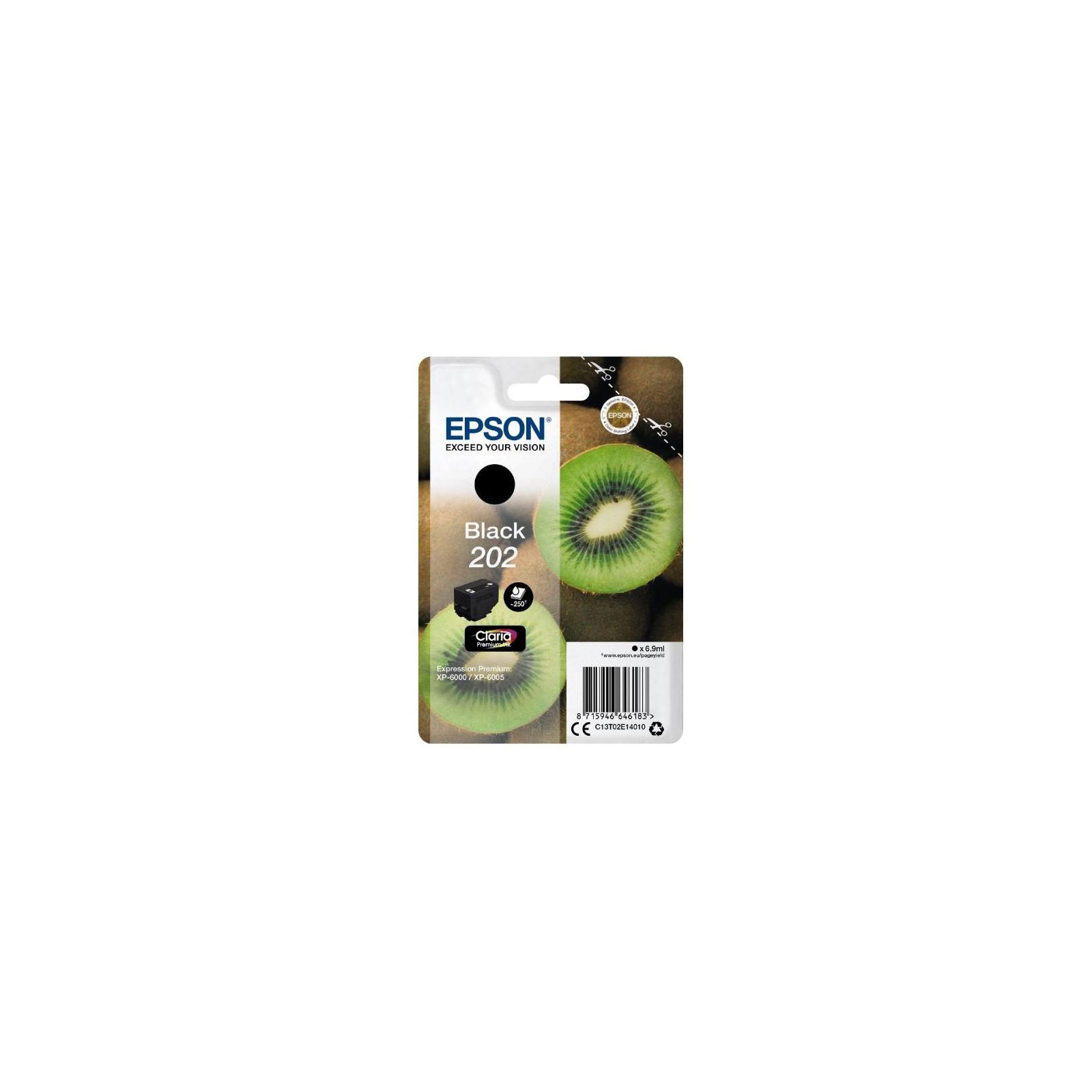 Epson C13T02E14010 Kiwi schwarz Druckerpatrone 