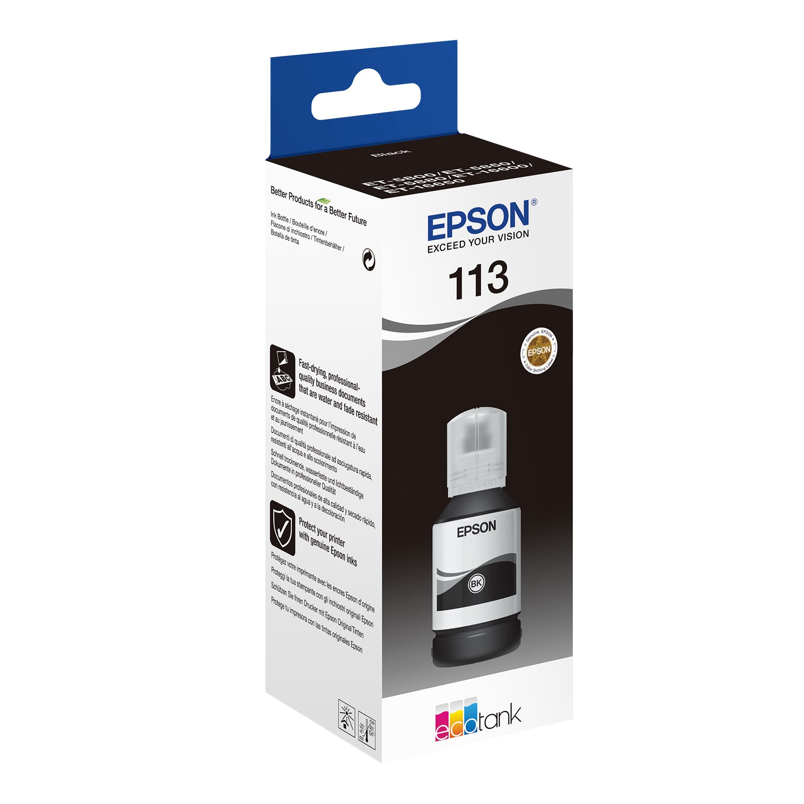 Epson 113 schwarz Tintenflasche 