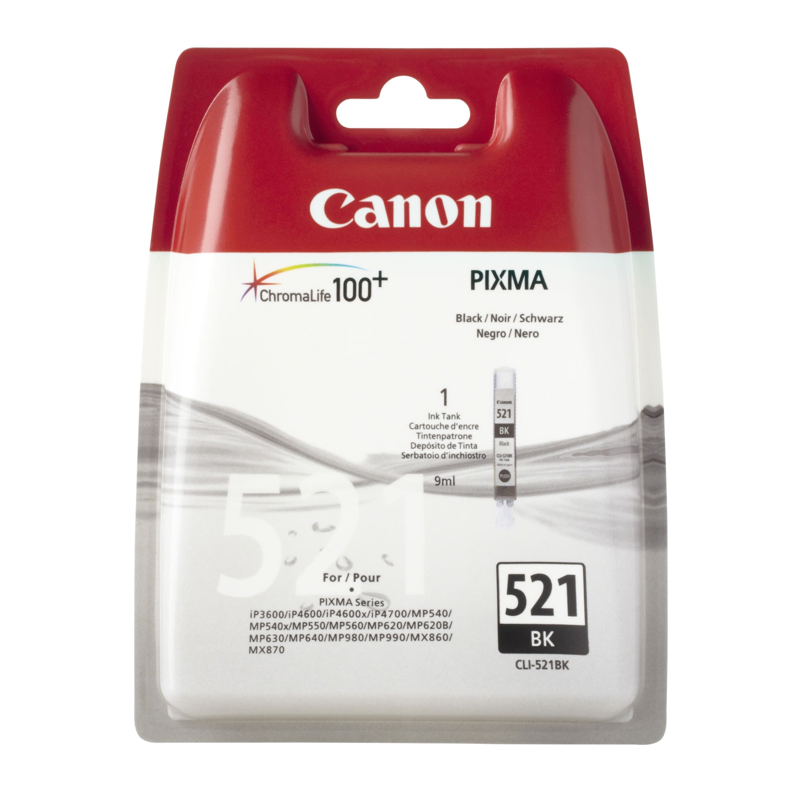 Canon CLI-521 BK Druckerpatrone Schwarz 