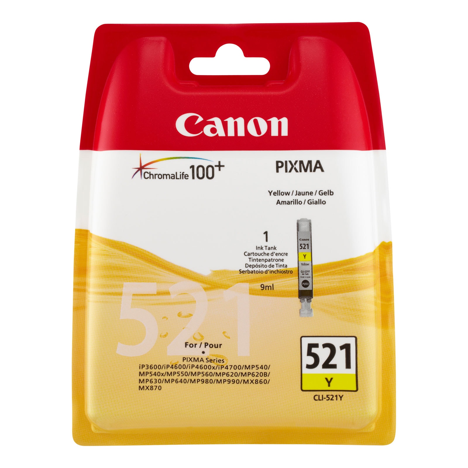 Canon CLI-521Y Druckerpatrone Gelb 