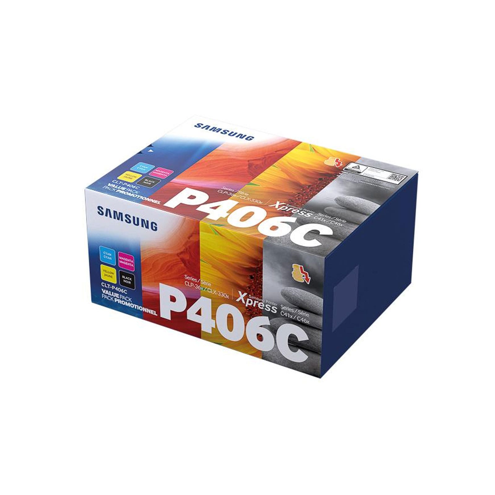 Samsung SU375A (CLT-P406C) C/Y/M/BK 4 Pack Toner 