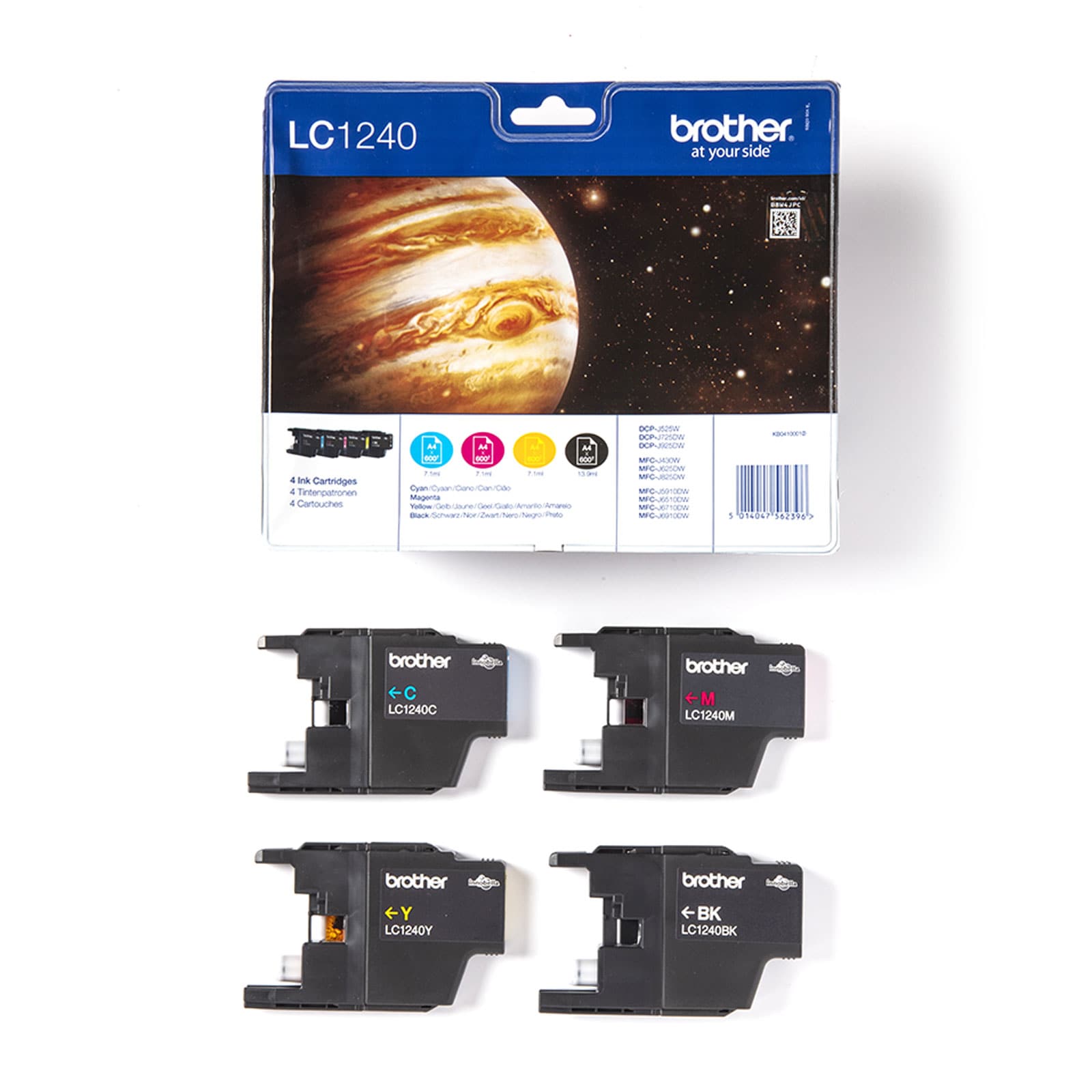 Brother LC1240VALBPDR Tinte f&uuml;r MFCJ6510 Kit 