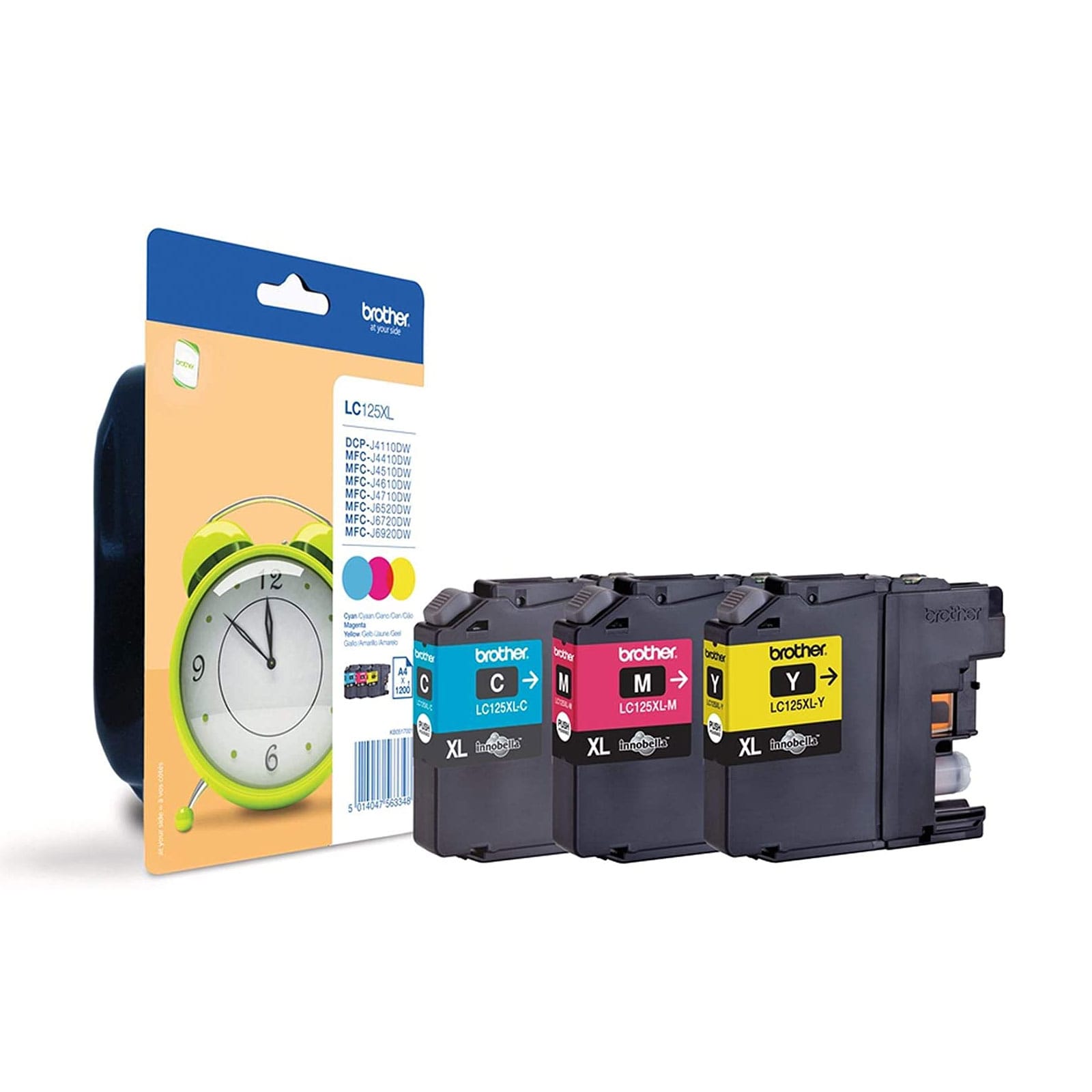 Brother&nbsp;LC125XLRBWBP Druckerpatrone Multipack 