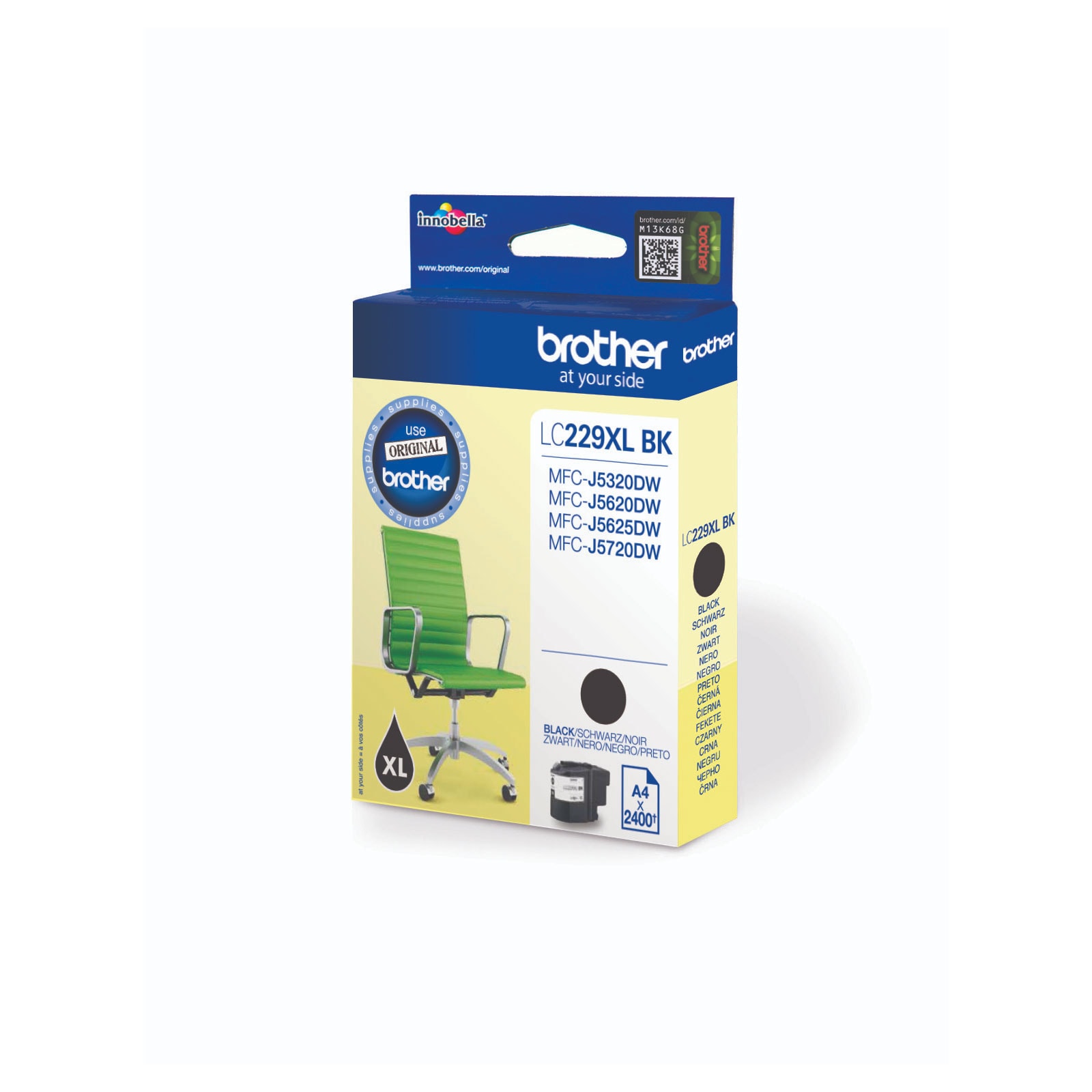 Brother LC-229XL Value Pack 4 Farben bk/c/m/y Druckerpatrone 