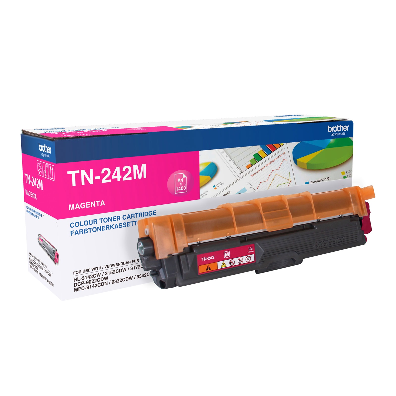 Brother TN242M Toner Magenta 