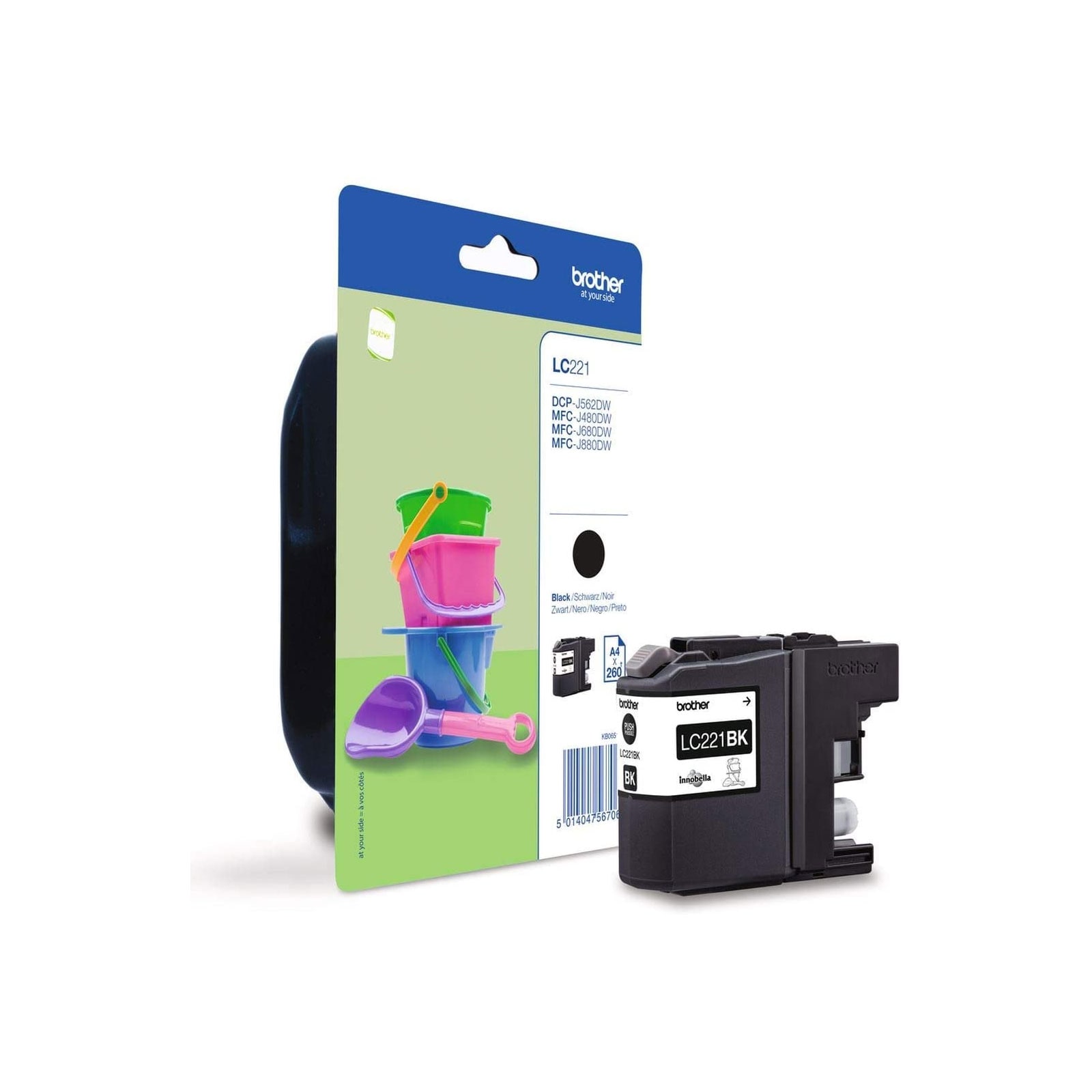 Brother LC221BK schwarz Druckerpatrone 