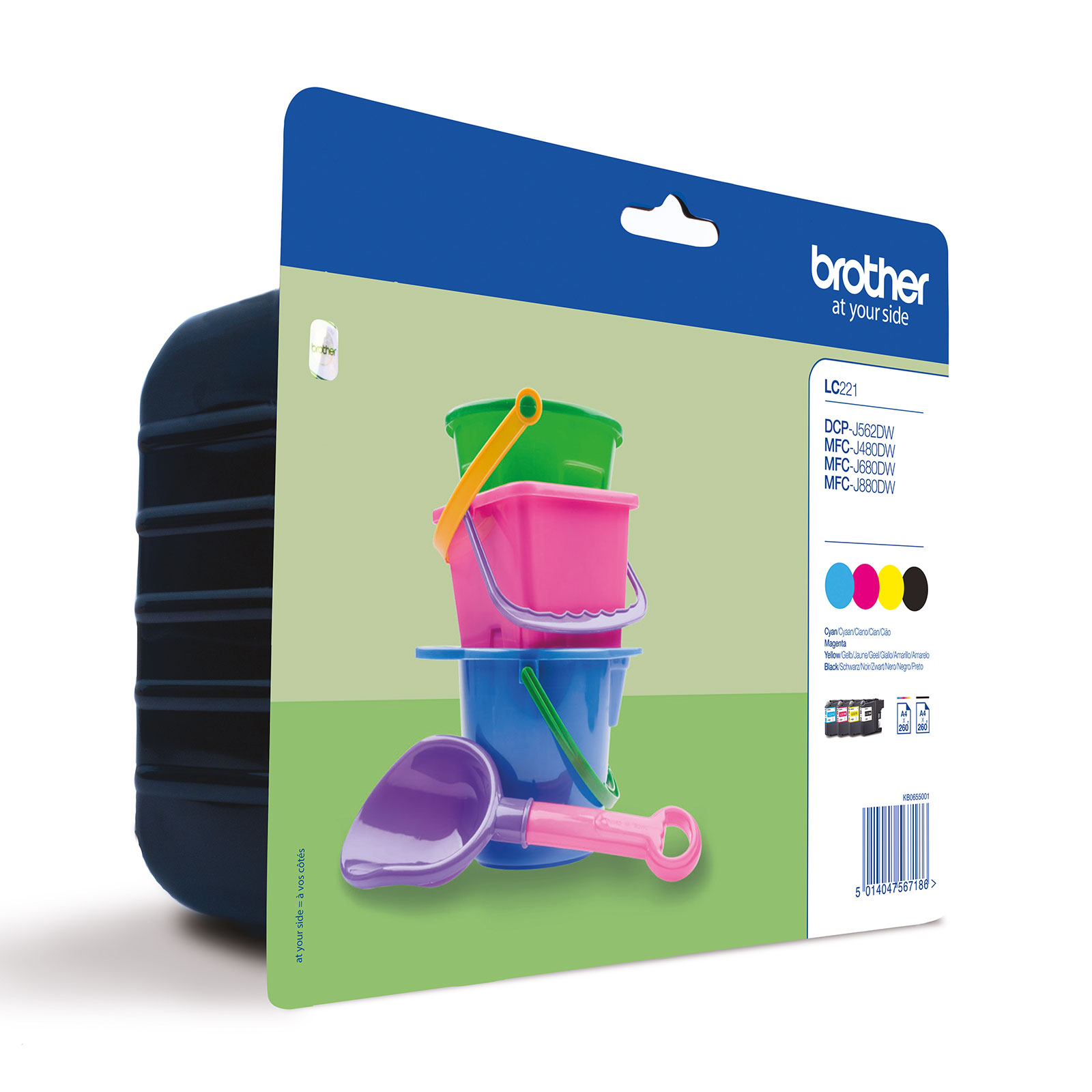 Brother LC221VALBPDR Druckerpatrone Multipack 