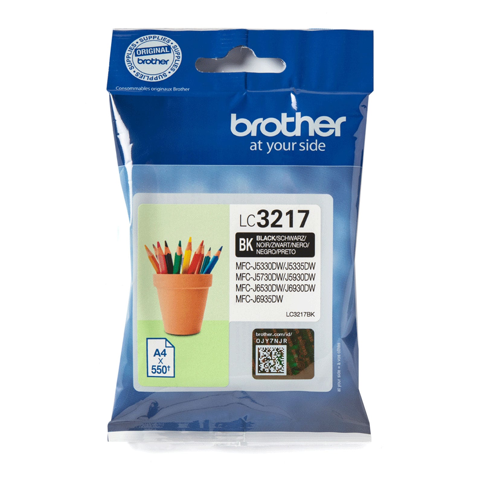 BROTHER LC3217BK Tinte f&uuml;r MFCJ6930DW ST Druckerpatrone Black 