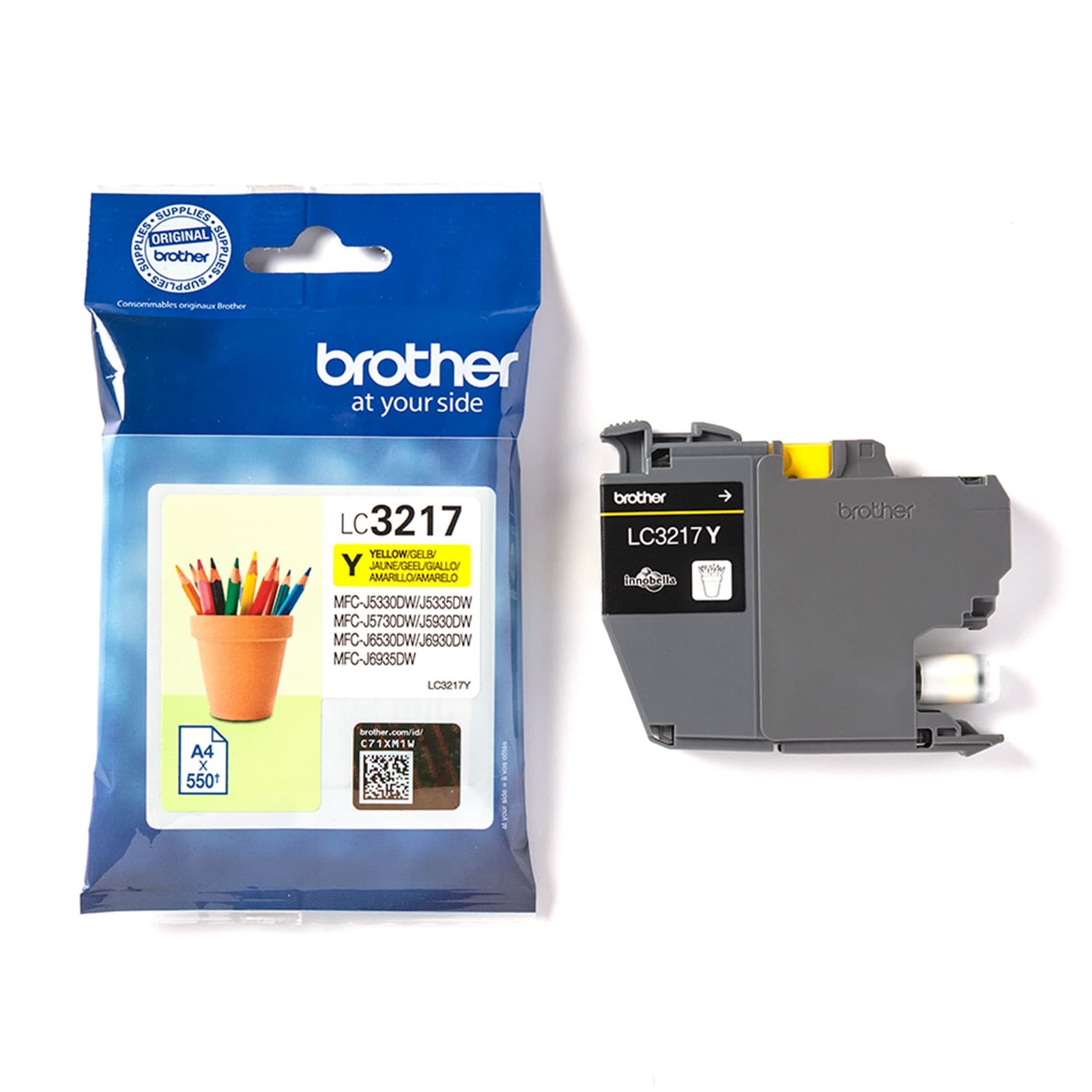 Brother LC3217Y  Tinte f&uuml;r MFCJ6930DW Yellow ST 