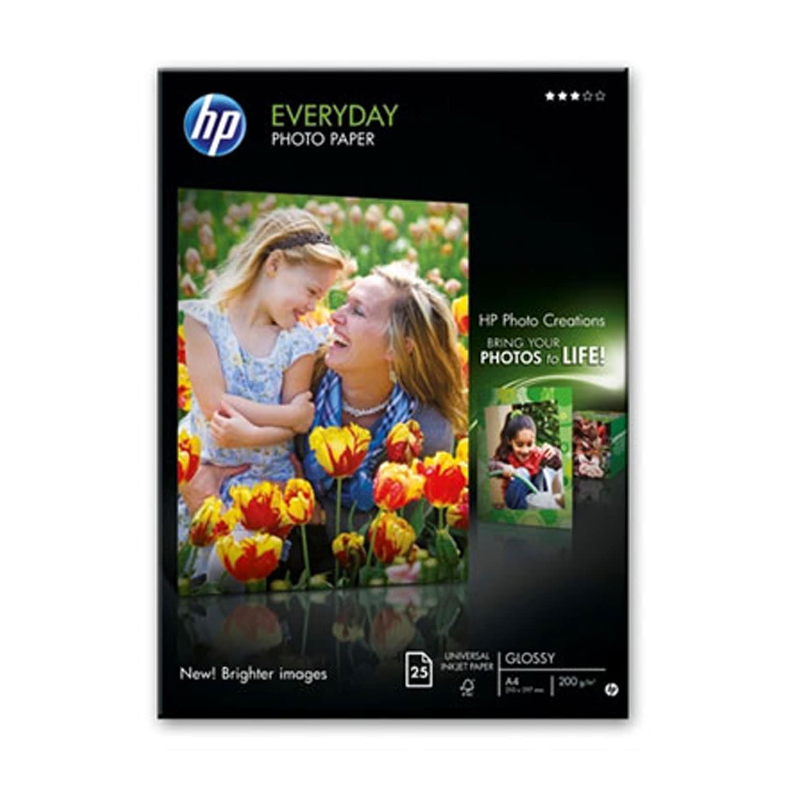 HP Q5451A Fotopapier (gl&auml;nzend, 25 Blatt, A4, 210 x 297 mm) 