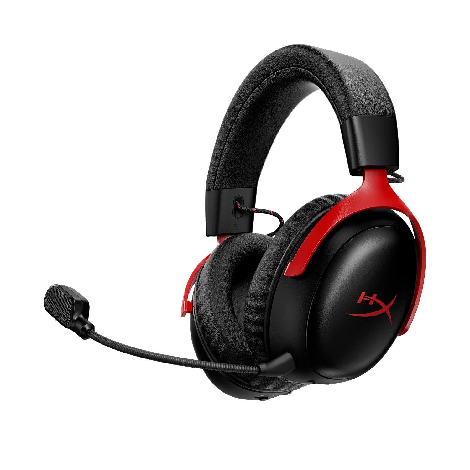 HyperX Cloud III S Wireless Schwarz-Rot Gaming-Headset (A59Z0AA, kompatibel mit PC, PS5, PS4, Nintendo Switch, Mac, Mobil und Bluetooth-Ger&auml;ten, Wireless, 2,4 GHz, Bluetooth oder Instant Pair) 