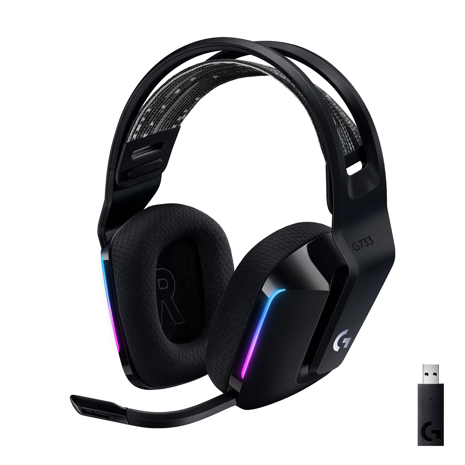 Logitech G733 Kabelloses LIGHTSPEED RGB Gaming-Headset 