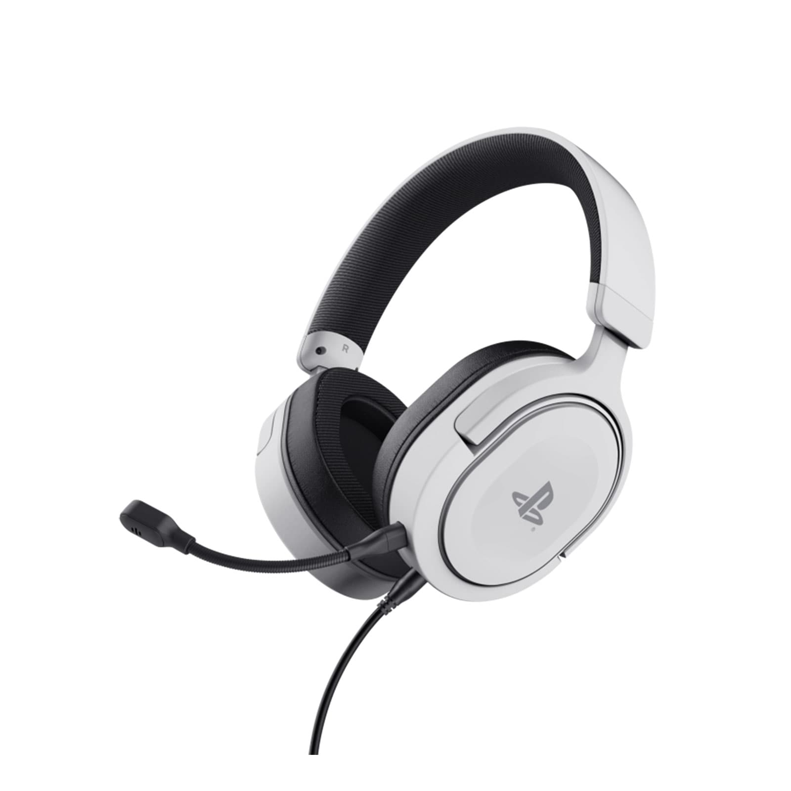 Trust GXT 498 FORTA f&uuml;r PS5 wei&szlig; Gaming-Headset (PC, PS4, Stereo Sound, abnehmbares Mikrofon) 