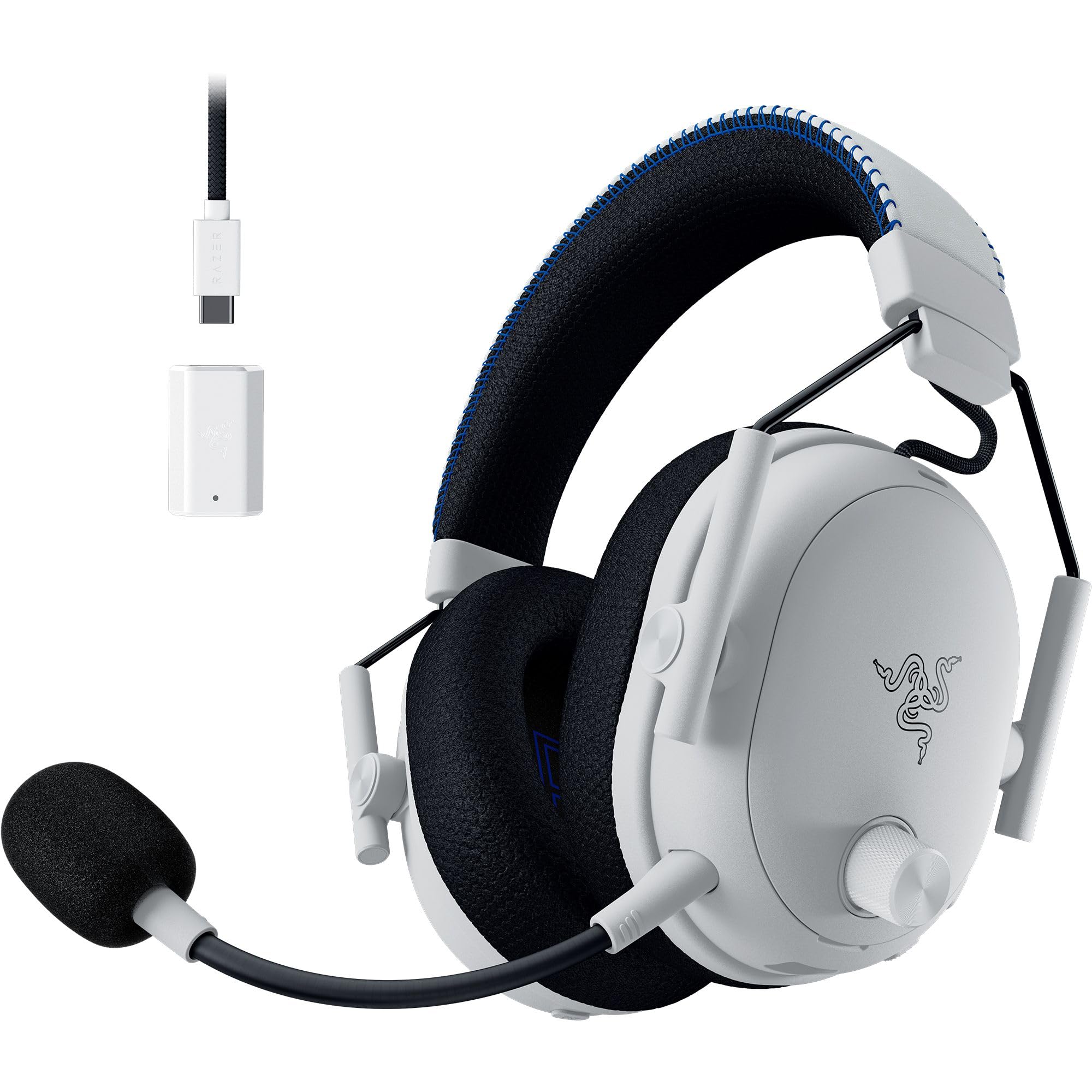 RAZER BlackShark V3 Pro f&uuml;r PlayStation - White Gaming-Headset 