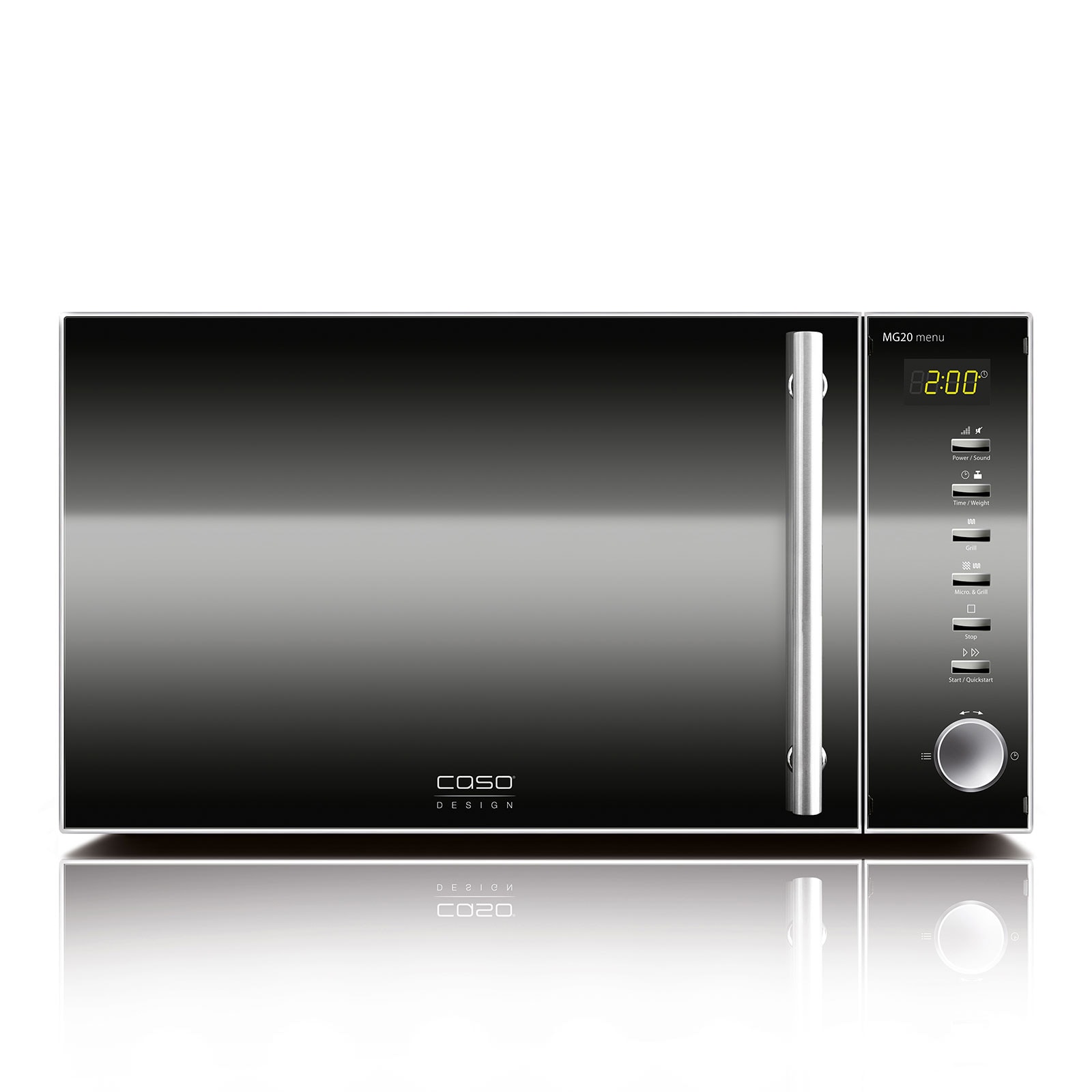 Caso MG 20 MENU Mikrowelle mit Grill 