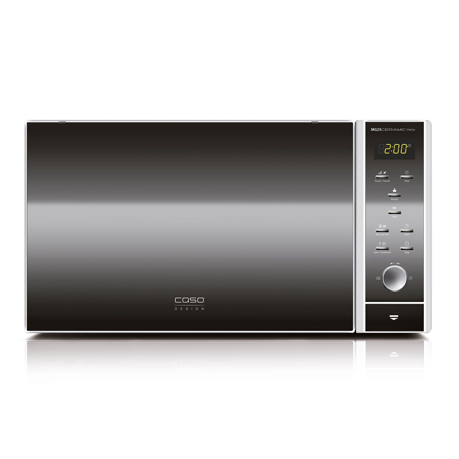 Caso MG 25 Ceramic Menu Mikrowelle mit Grill 