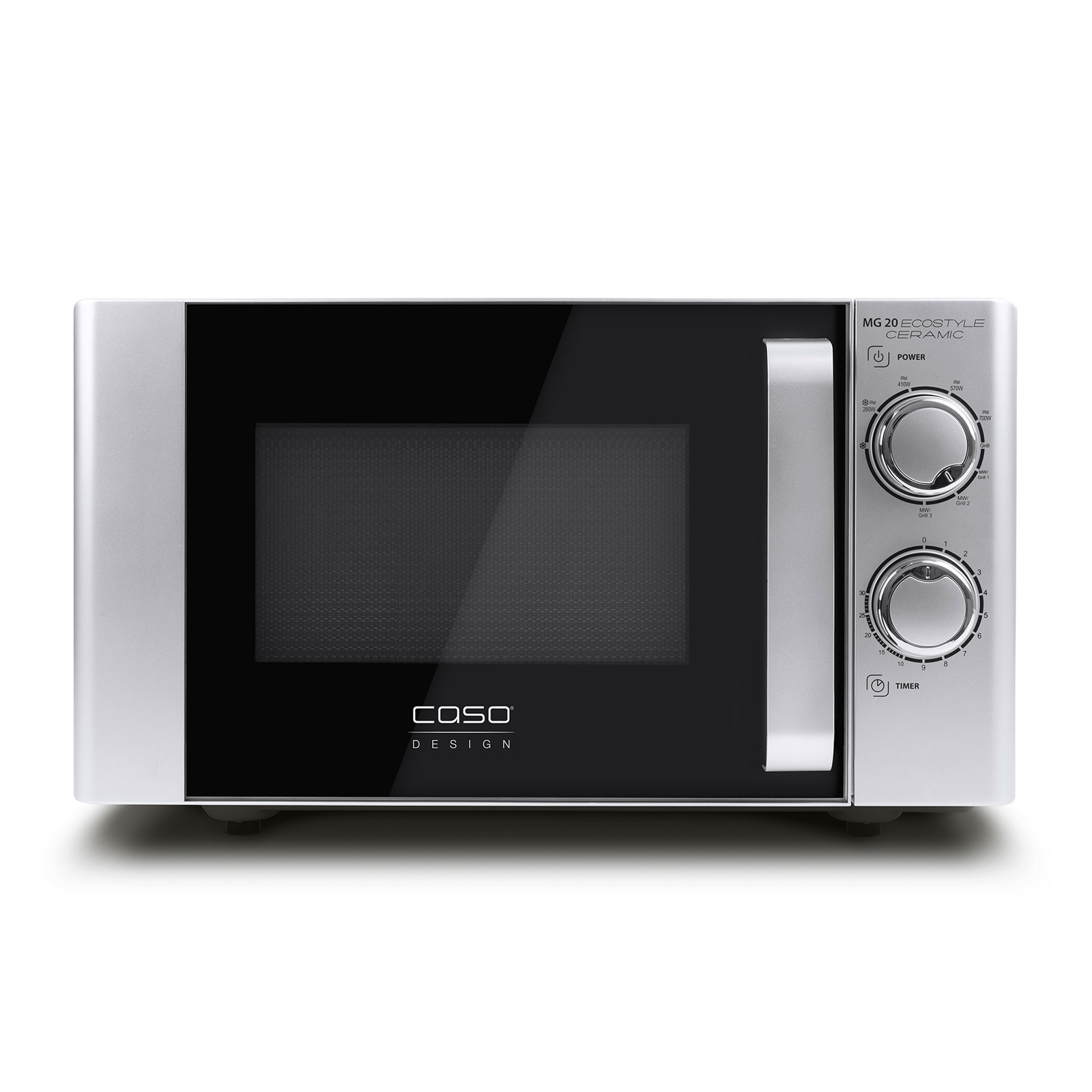 Caso MG 20 Ecostyle Ceramic Design Mikrowelle Gar- und Grillfunktion 