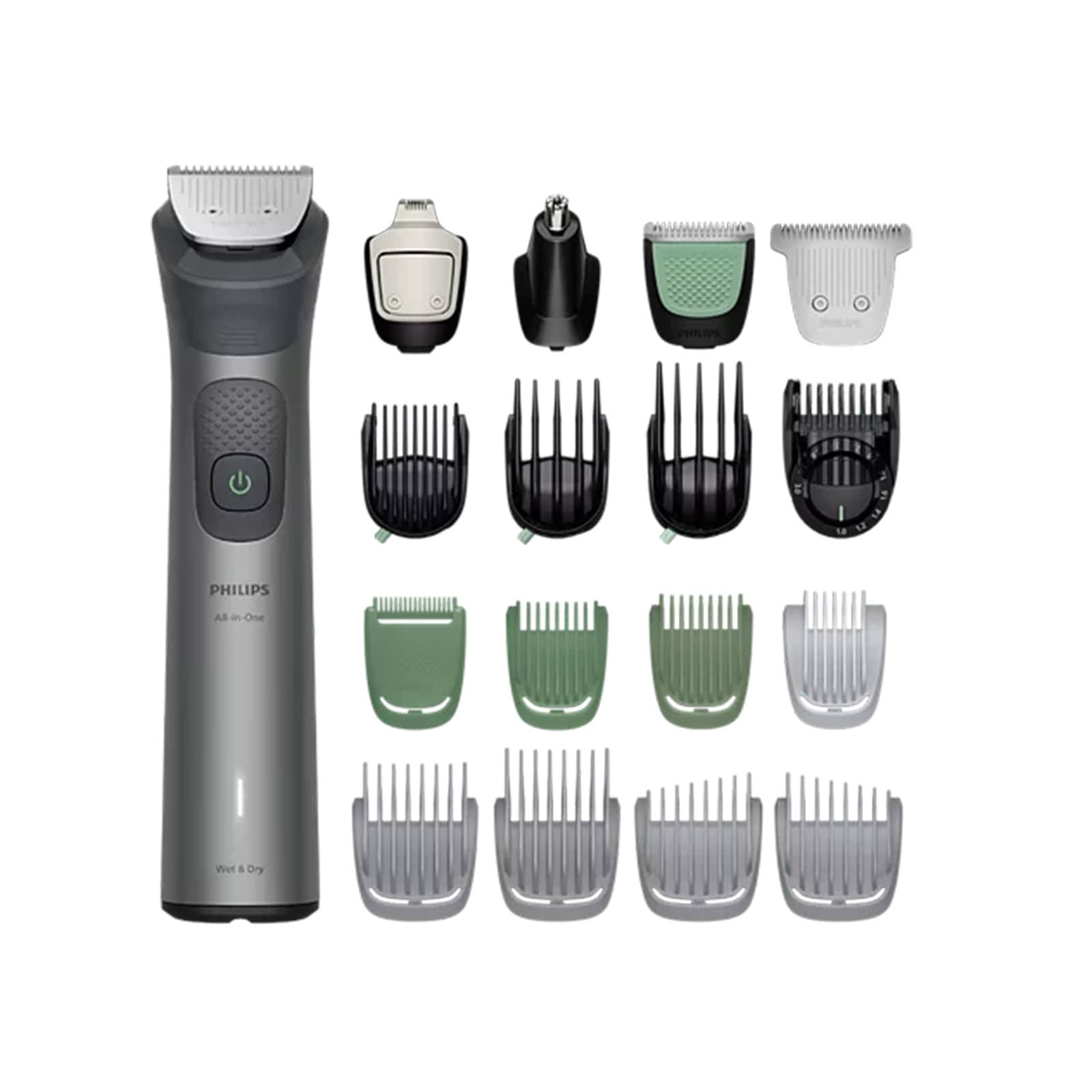 Philips All-in-One Trimmer 7000 Series MG7952/15 Multi-Trimmer (19-in-1 Trimmer, Face, Hair &; Body, BeardSense Technologie, Premium-Pr&auml;zisionskamm mit 11 L&auml;ngeneinstellungen, Multikammset mit 26 L&auml;ngeneinstellungen, innovative neue Klinge f&uuml;r den K&ouml;rper, 