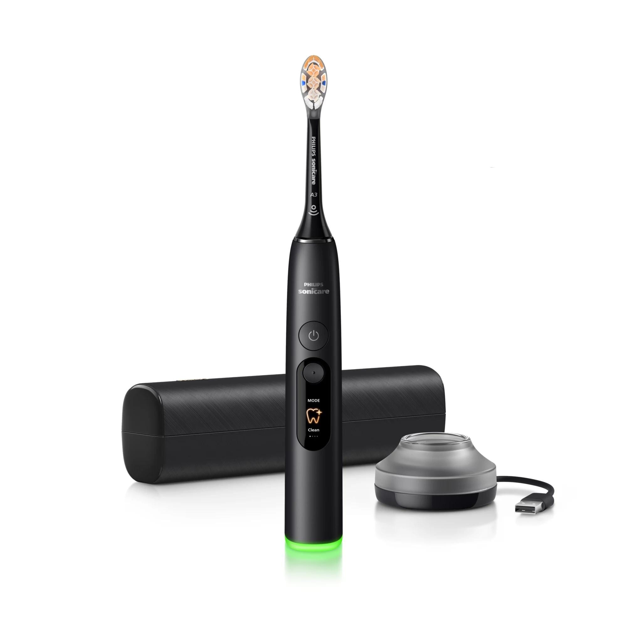 Philips HX8311/12 DiamondClean Schallzahnb&uuml;rste (Next-Generation Sonicare Technologie, 5 Putzprogramme, 3 Intensit&auml;ten, intelligente Andruckkontrolle, personalisierte Pflege mit interaktiven Display und Sonicare App, Premium-Reiseetui mit Ladefunktion, USB 