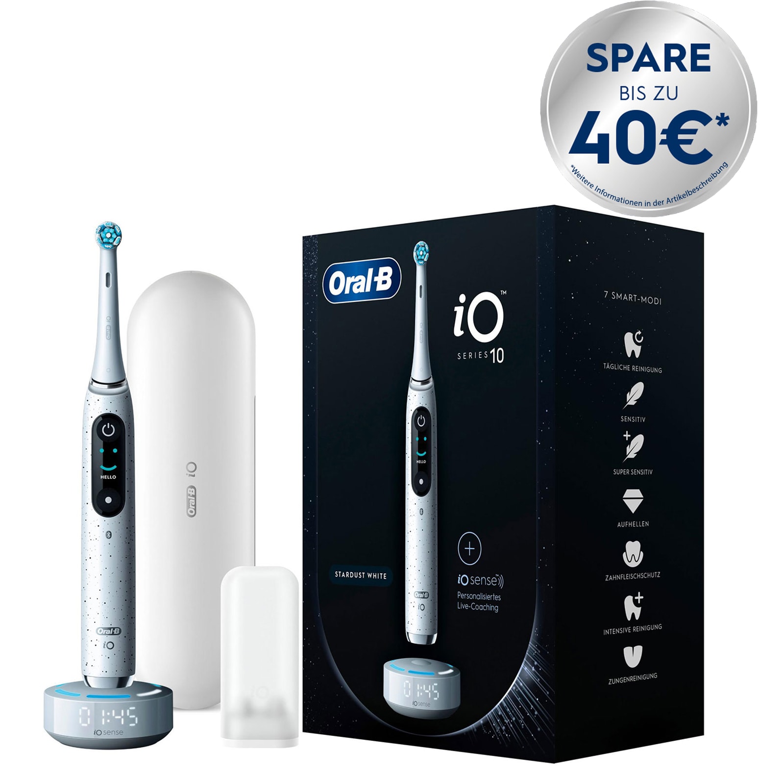 Oral-B iO Series 10 Zahnb&uuml;rste wei&szlig; 