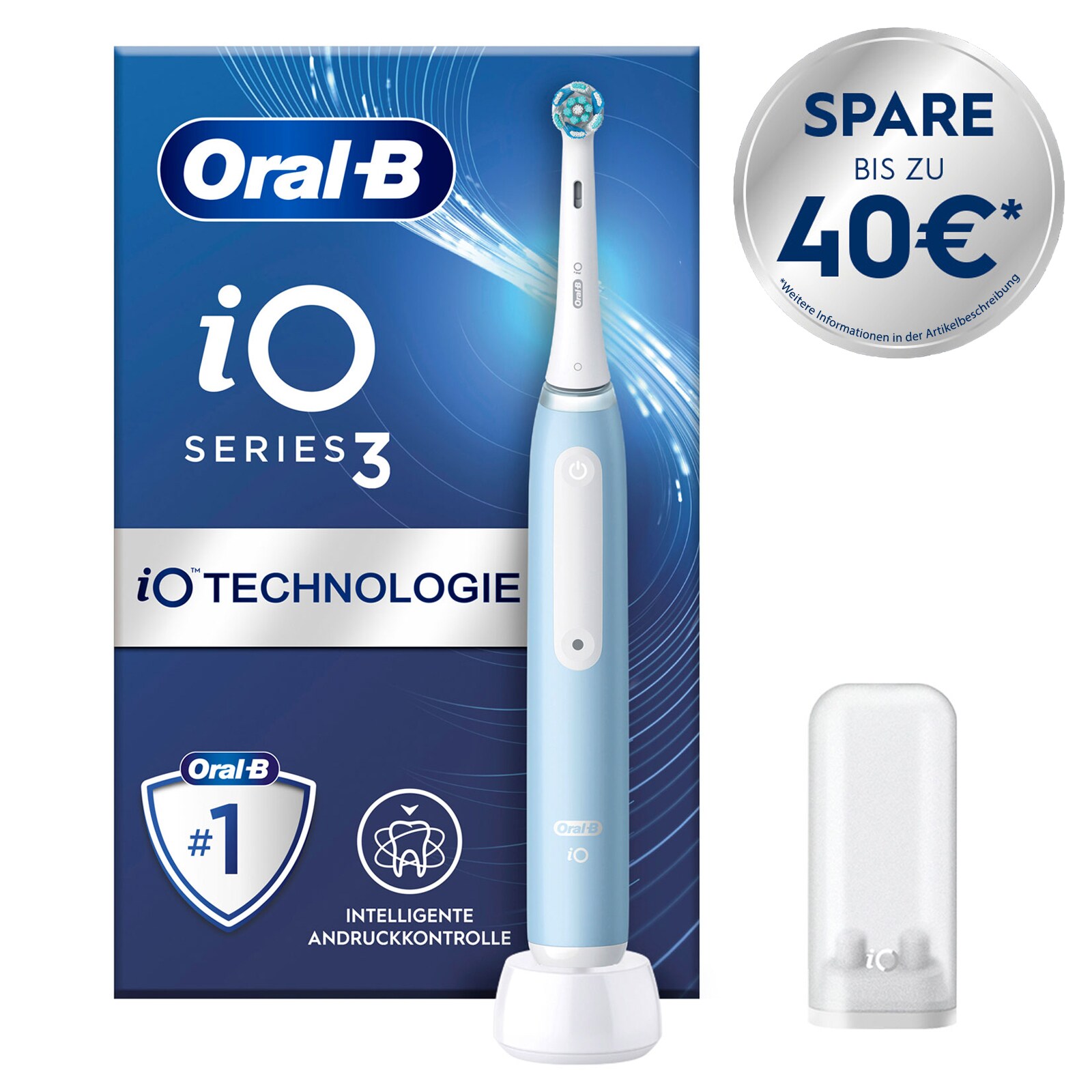 Oral-B Zahnb&uuml;rste iO 3 Ice Blue 