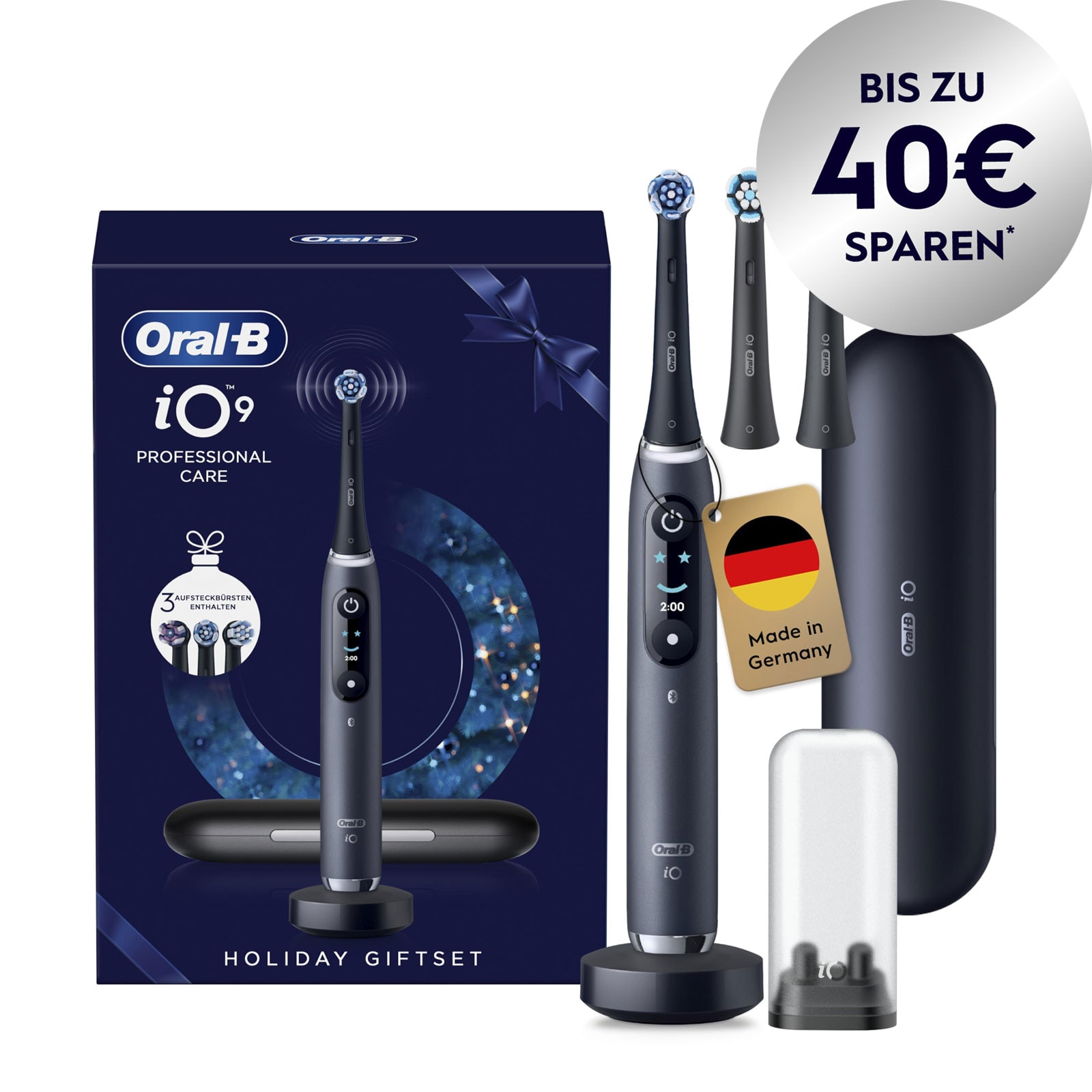 Oral-B iO9 black Geschenk. Zahnb&uuml;rste 