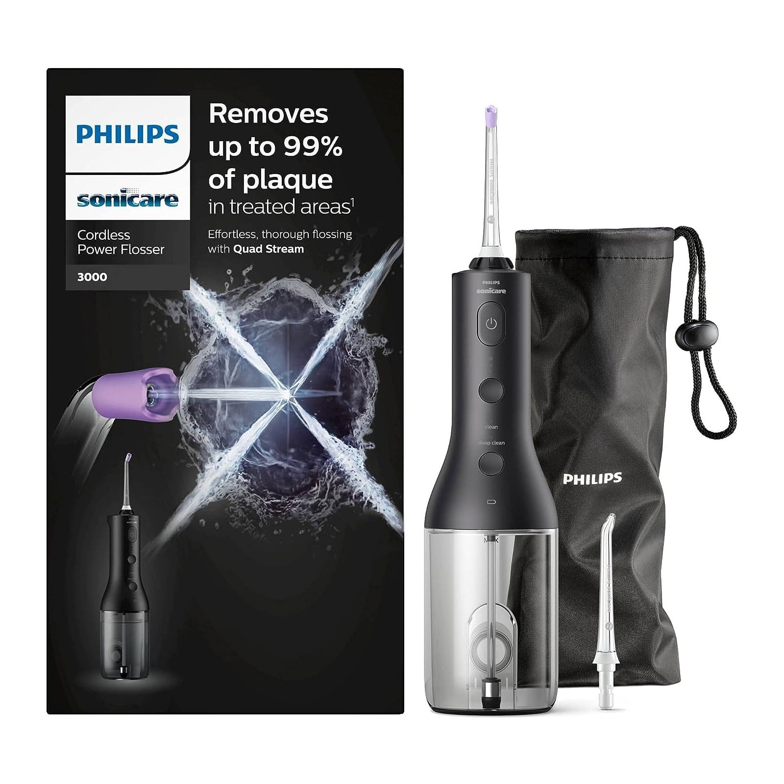 Philips Munddusche Cordless Power Flosser 3000 HX3826/31 