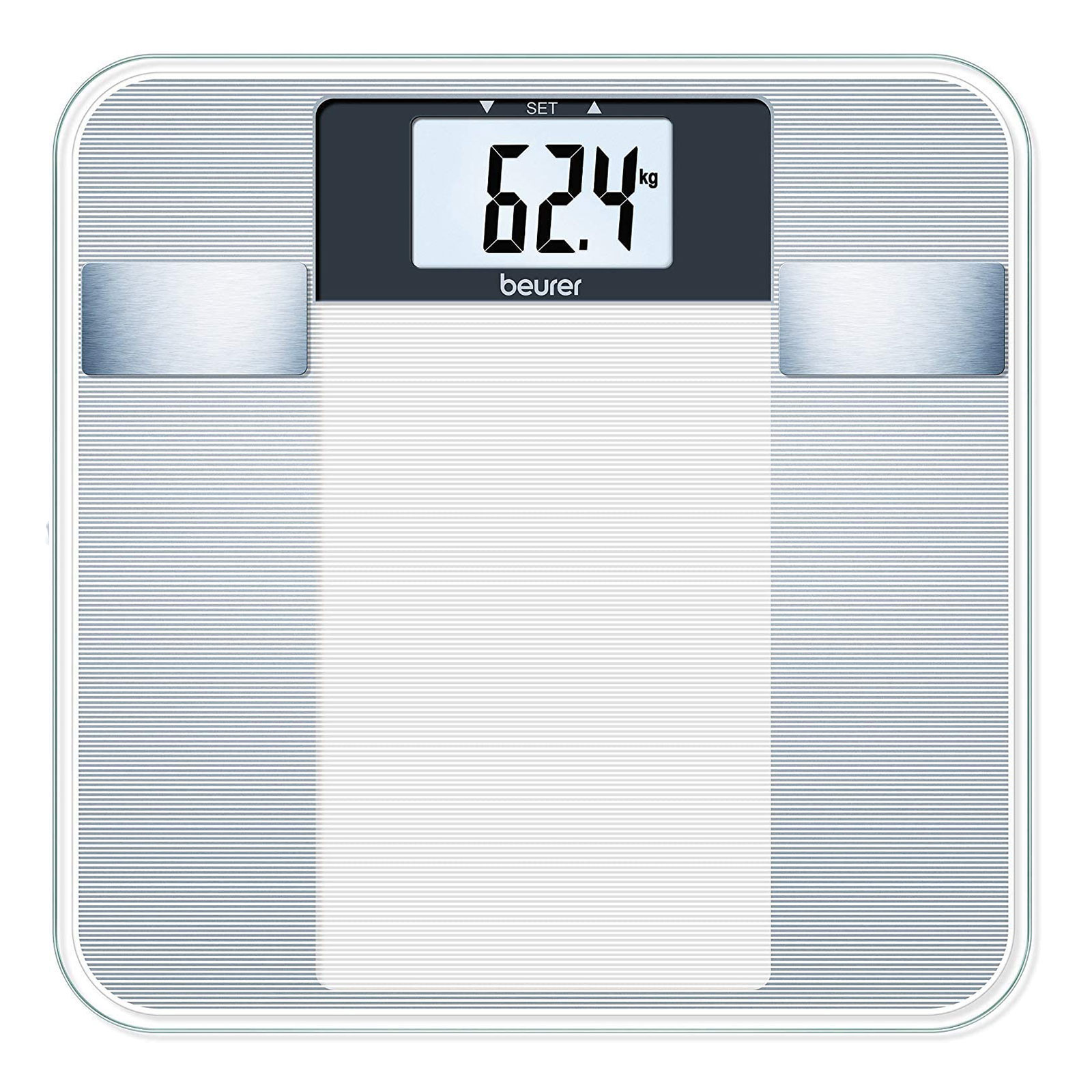 Beurer BG 13 Glas-Diagnosewaage 150kg BMI Abschaltautomatik Sicherheitsglas 