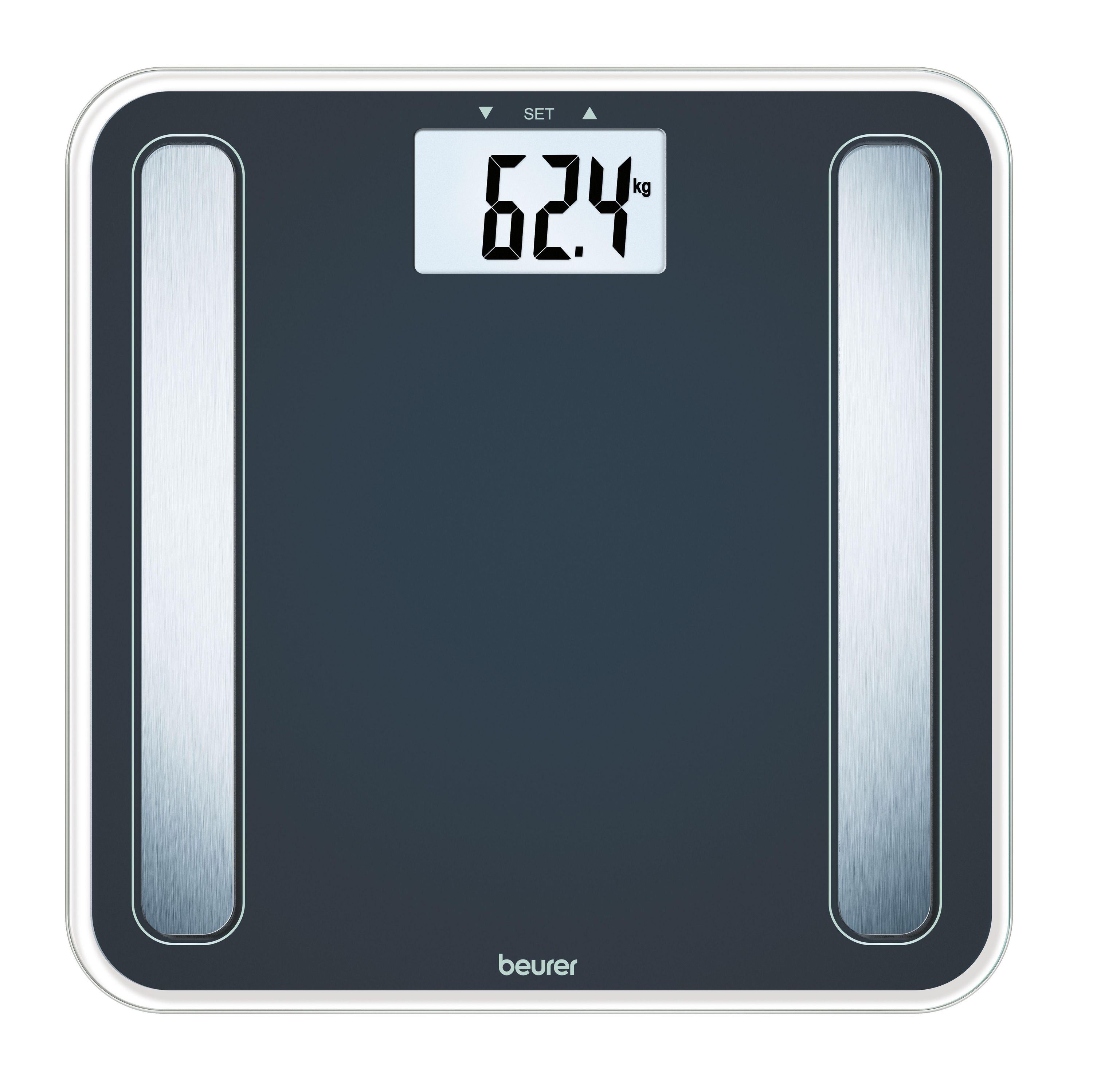 BEURER BF 183 Limited Edition 26 Personenwaage (Beleuchtetes XL-Display, Trittfl&auml;che aus 6 mm Sicherheitsglas, Tragkraft max. 180 kg, Einschaltautomatik, Abschaltfunktion, flache Bauh&ouml;he nur 1,8 cm, inkl. 1 x Batterie 3V CR 2032) 