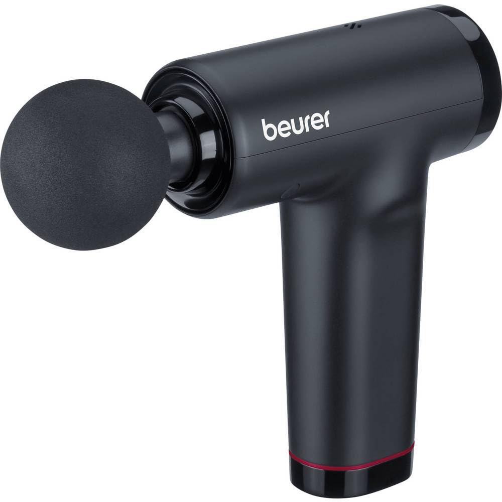 BEURER MG 89 Compact Power Massageger&auml;t (Aktivierung und Regeneration durch gezielte Muskelmassage, b&uuml;rstenloser Motor, kompaktes Design, 3 Massageaufs&auml;tze, 5 Intensit&auml;tsstufen, bis zu 4 h Akku-Laufzeit, LED-Leuchten) 