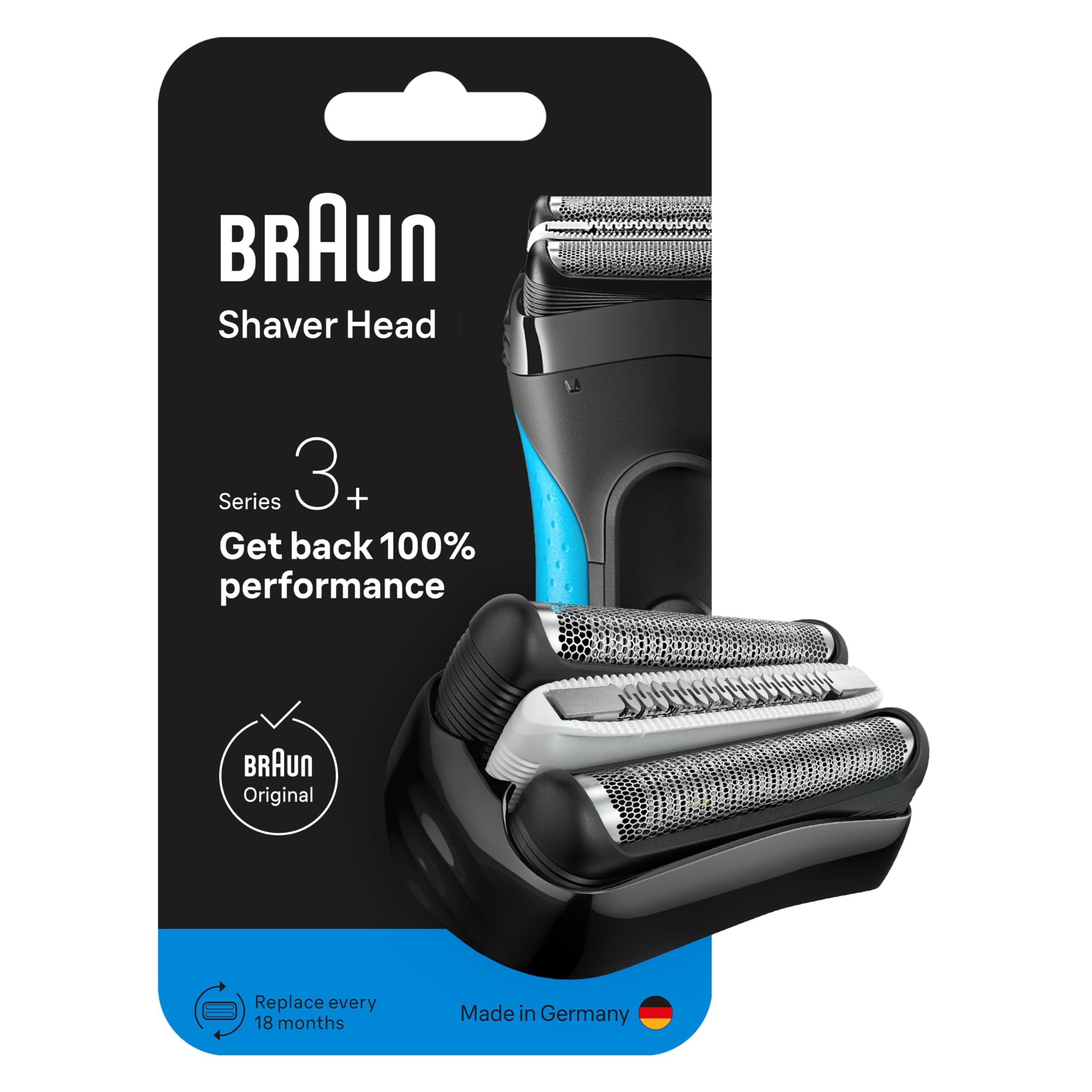 Braun Series 3+ 32B Scherkopf (kompatibel mit allen Series 3+ und ProSkin Rasierern) 