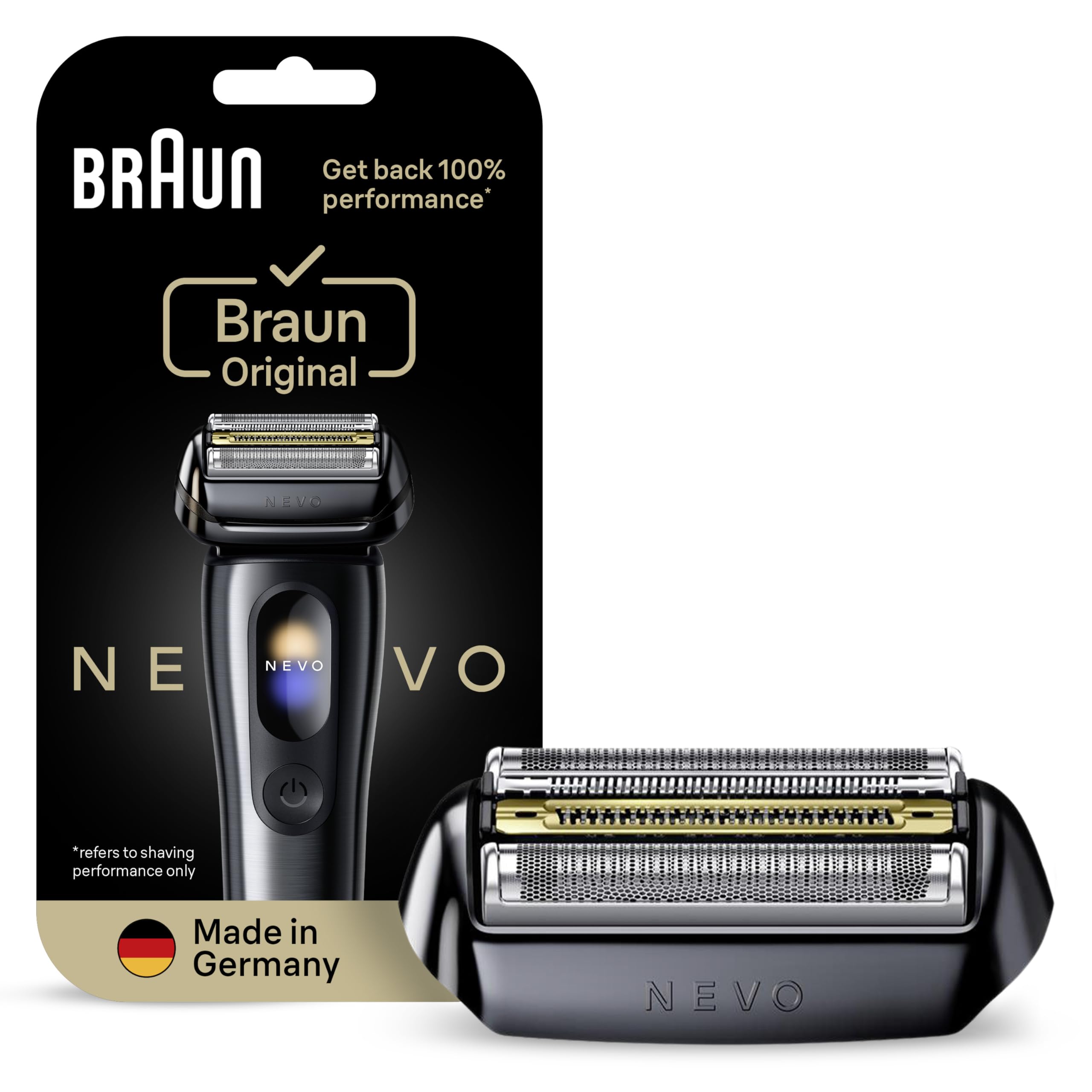 BRAUN BRA NEVO Scherkopf graphite Ersatzscherk&ouml;pfe &; Ersatzscherteile 