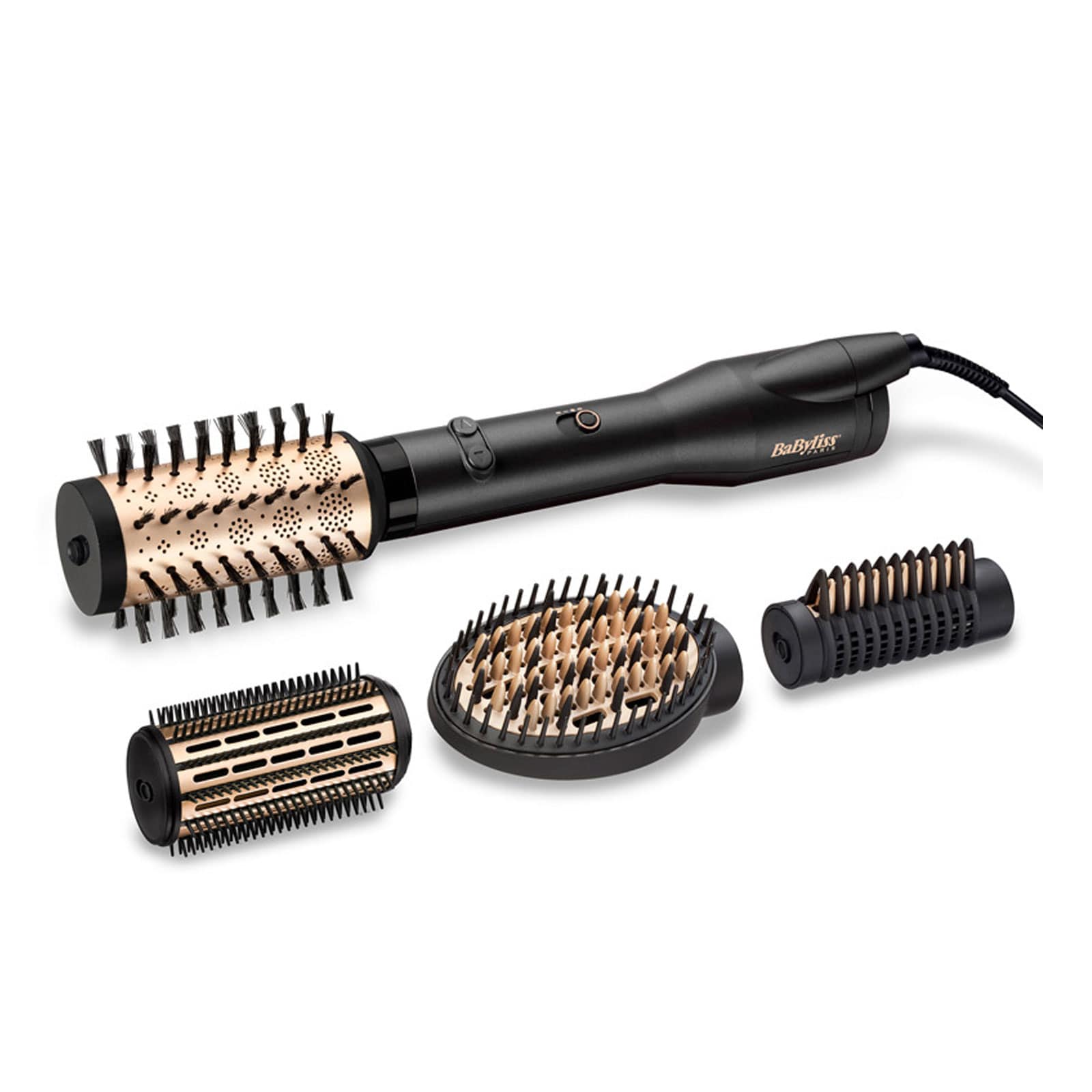 Babyliss AS970E Big Hair Lustre Warmluftb&uuml;rste schwarz/ gold 