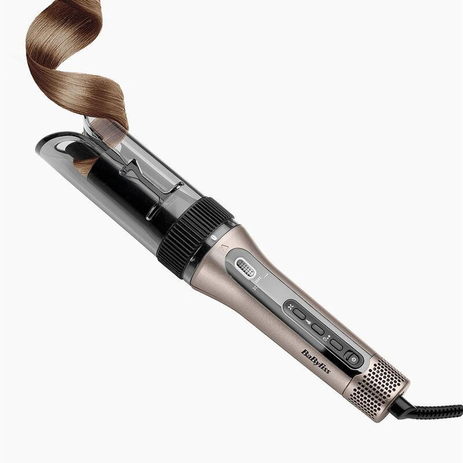 BaByliss Style Secret Air C6682E Lockenstab (Fortschrittliche Auto-Curl-Technologie, 25mm Lockenstab mit Keramikbeschichtung, ,Ultra-schnelles Aufheizen, 4 Temperatur- und Luftstrom-Einstellungen inkl. Hei&szlig;luftstufe, 4 Timer-Einstellungen, 3 Rotationsricht 