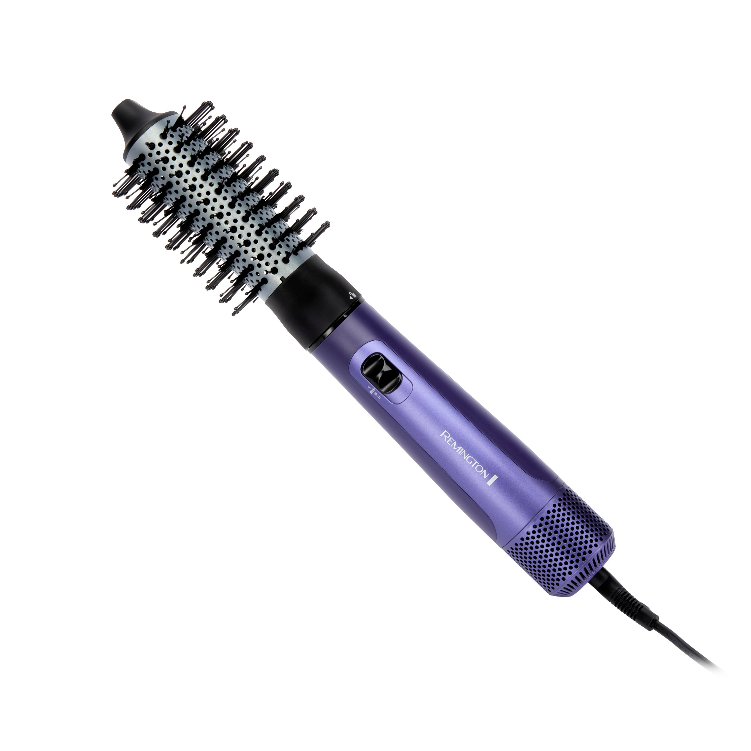 REMINGTON Gloss&trade; AS9350 Warmluftb&uuml;rste (Shine-Boost-Technologien, Keramikbeschichtung mit Multivitamin-Komplex, Antistatik-Technologie, 3-in-1-Design, kombiniert Haartrockner, Gl&auml;ttb&uuml;rste und Lockenaufsatz/-stab, Trocknungsd&uuml;se zum Vortrocknen, 2 Heiz-/Geb 
