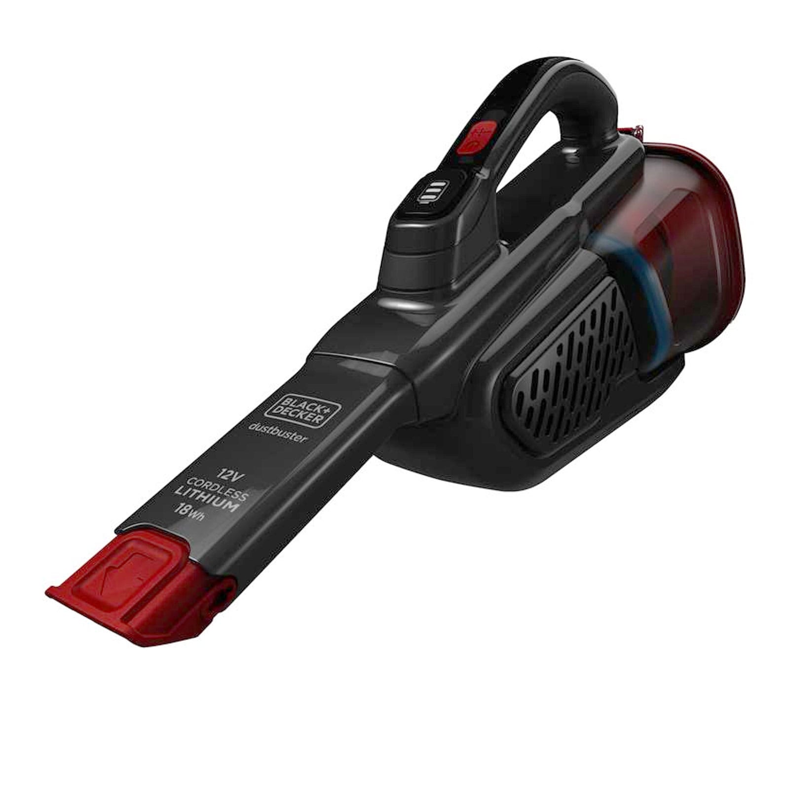 Black + Decker BHHV315B 12V Dustbuster Akkustaubsauger Titanium/Rot 