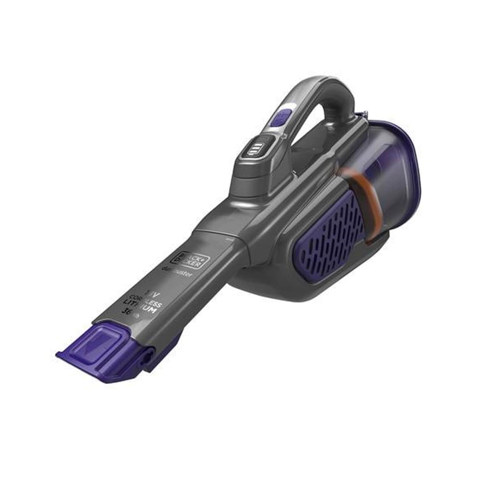 Black + Decker Black + Decker BHHV520BHFP 18V Dustbuster Akkustaubsauger Tierhaar Titanium/VioletT 