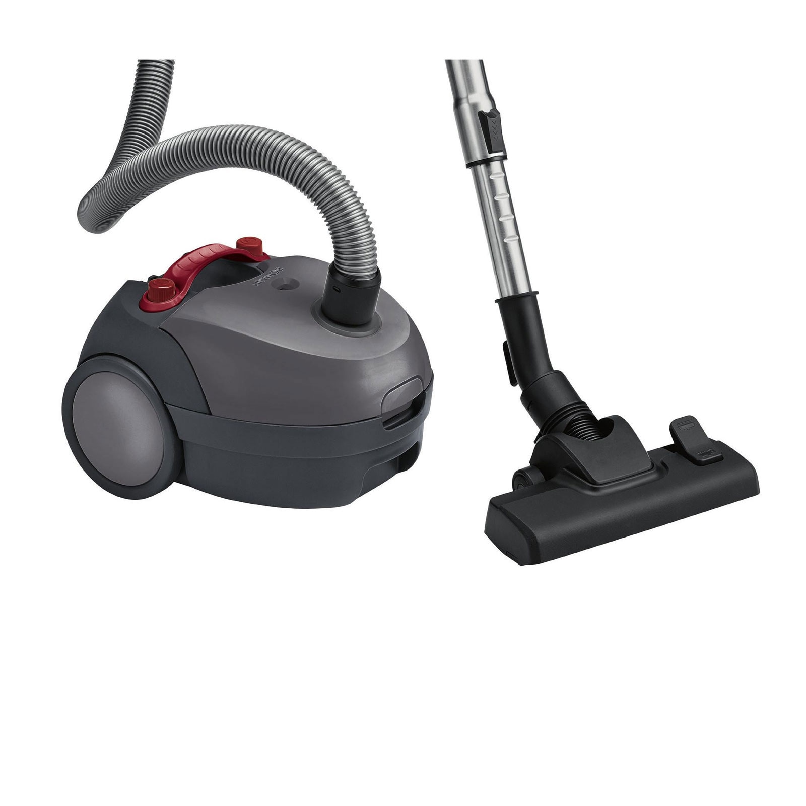 Bomann BS 9019 CB N Bodenstaubsauger anthrazit / rot 
