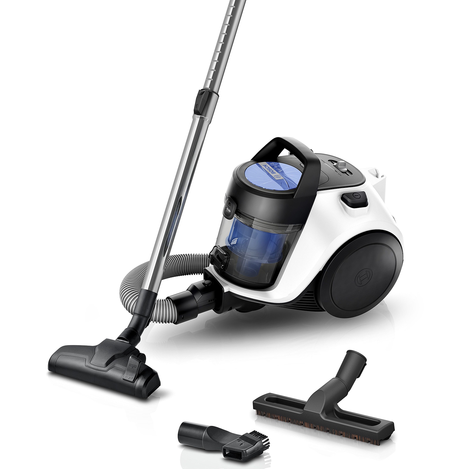 Bosch BGS05WH2H Serie 2, Beutelloser Staubsauger, Wei&szlig; 