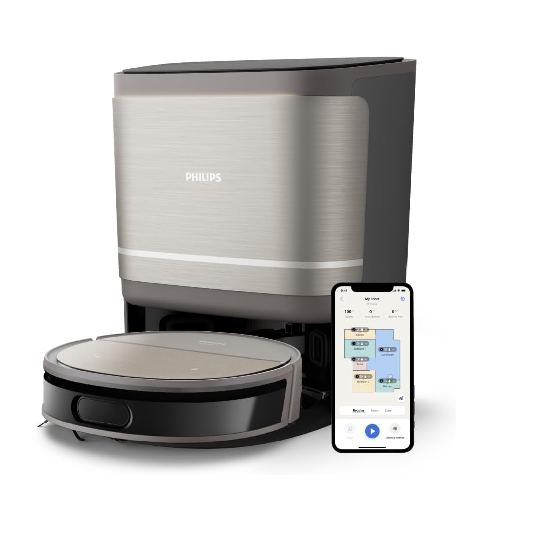 Philips XU9100/10 HomeRun Aqua Saugroboter mit Wischfunktion 