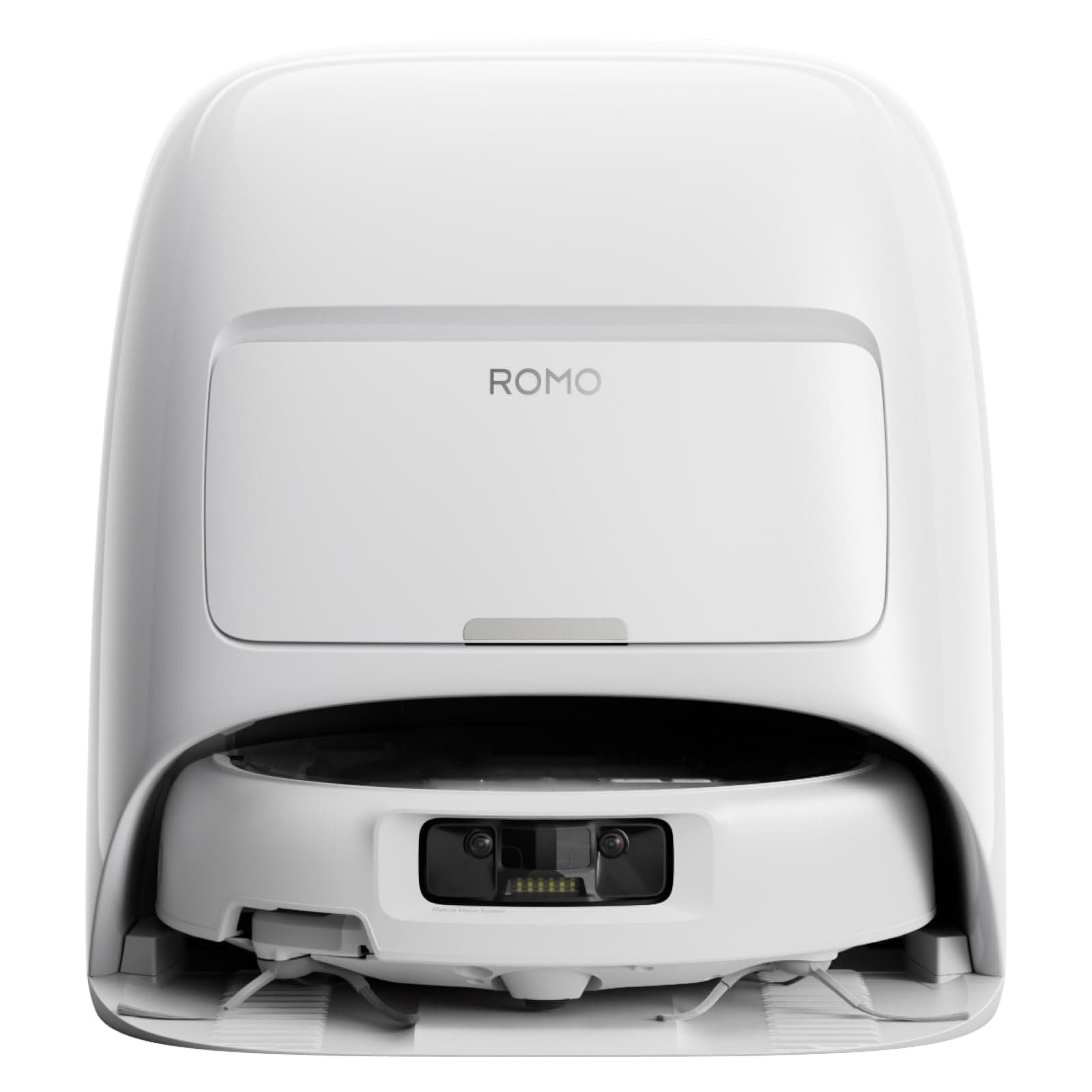 dji ROMO A Saugroboter mit Wischfunktion (25.000 Pa Saugleistung, App-Steuerung, Transparente Optik, Selbstreinigung mit Hei&szlig;wasser, Staubabsaugstation) 