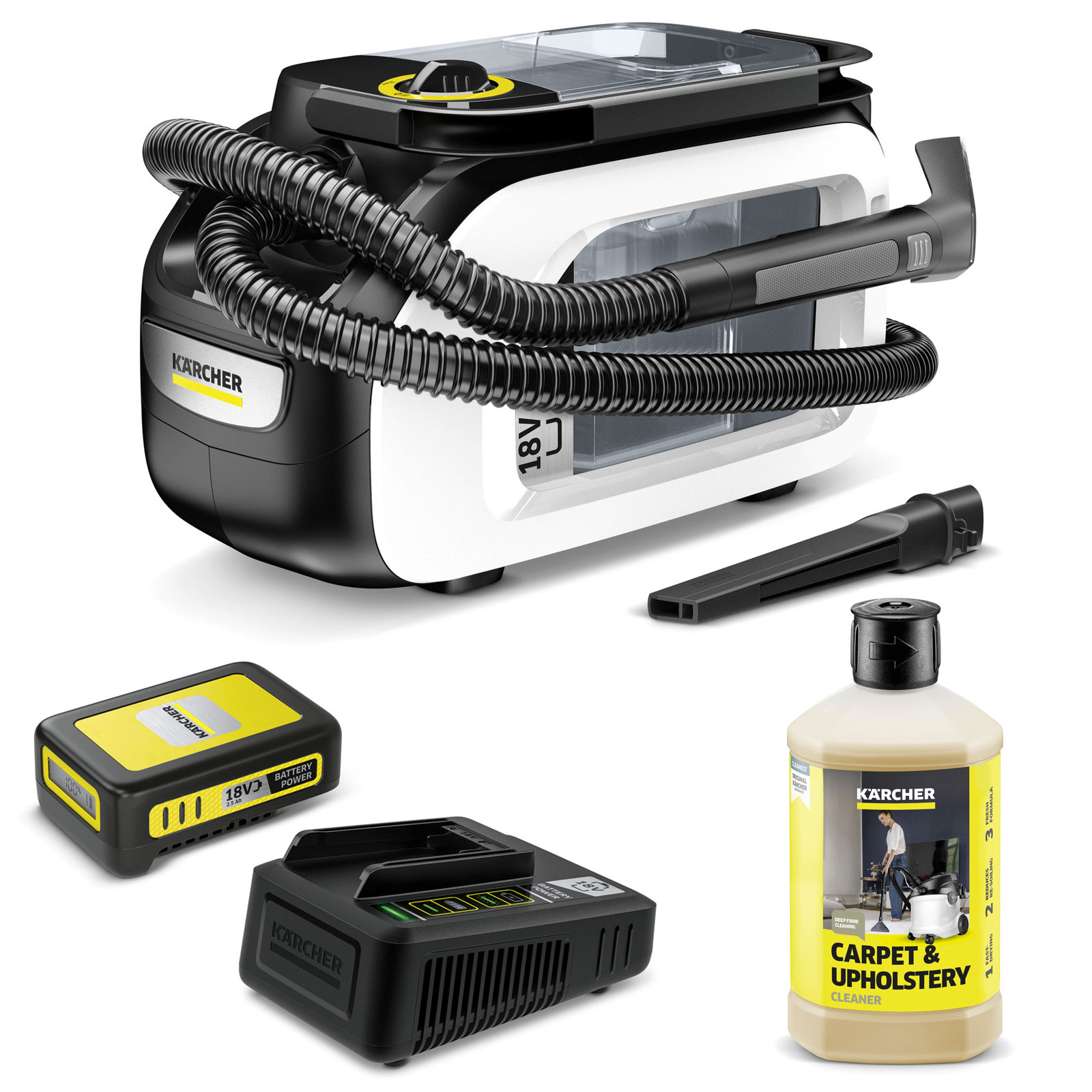 K&Auml;RCHER SE 3-18 Compact Home Battery Set Waschsauger 