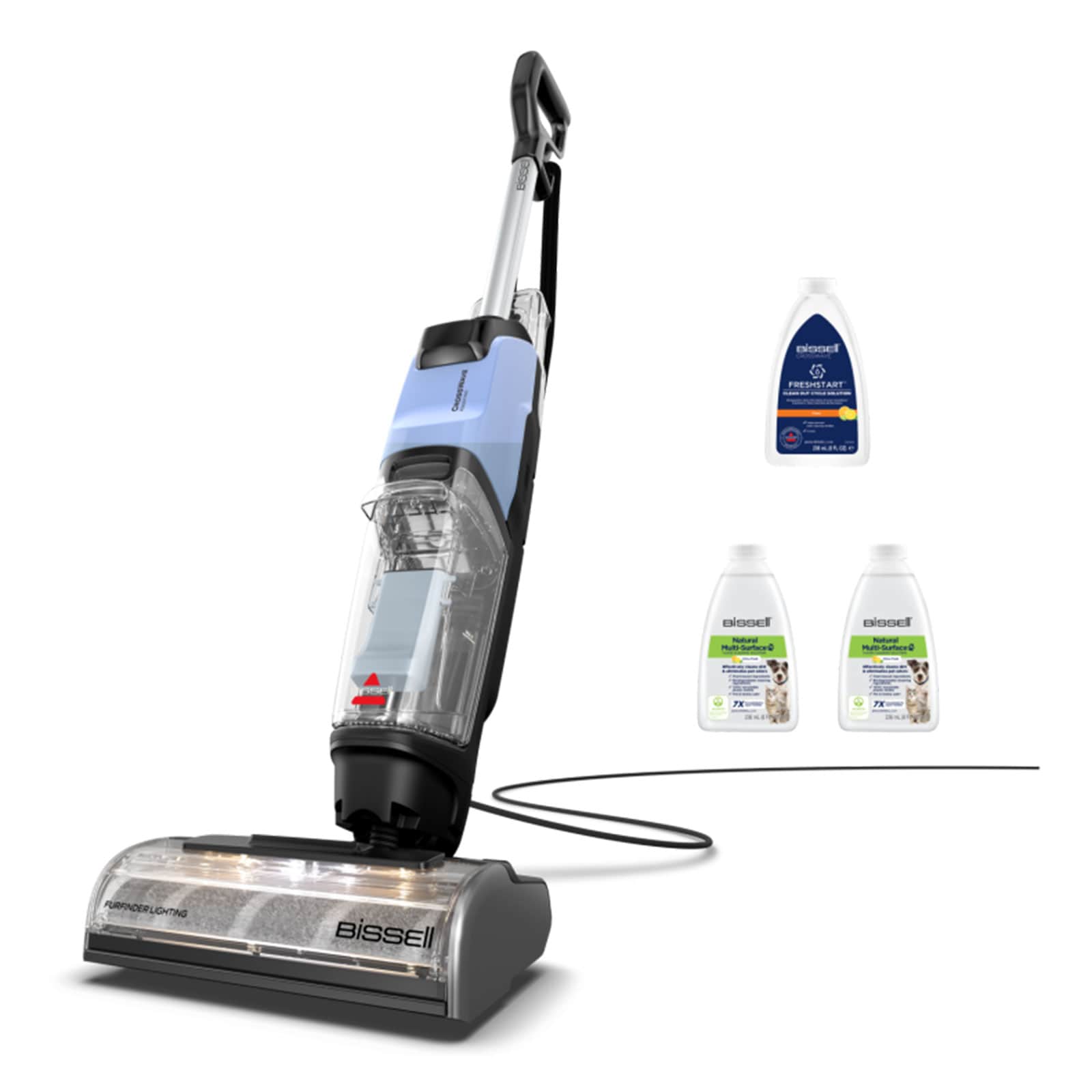 BISSELL 4136N CrossWave Edgefind Select Waschsauger (Hartb&ouml;den, Teppiche, 340 W, 0.75 l Wassertank, 0,54 l Schmutzwassertank) 